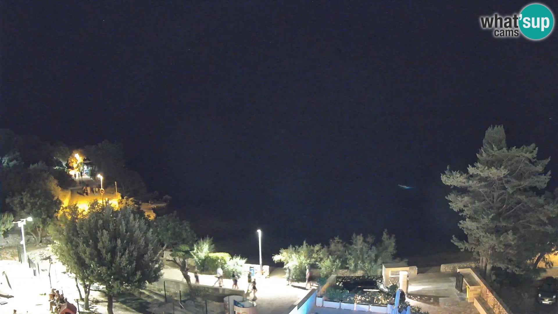 Webcam Strand Male Mandre – Liveblick von der Insel Pag