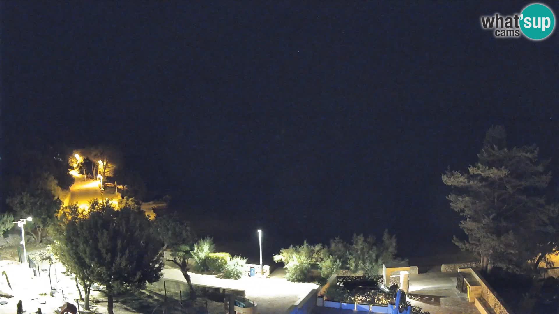 Webcam Plaža Male Mandre – Diretta dalla spiaggia sull’isola di Pag