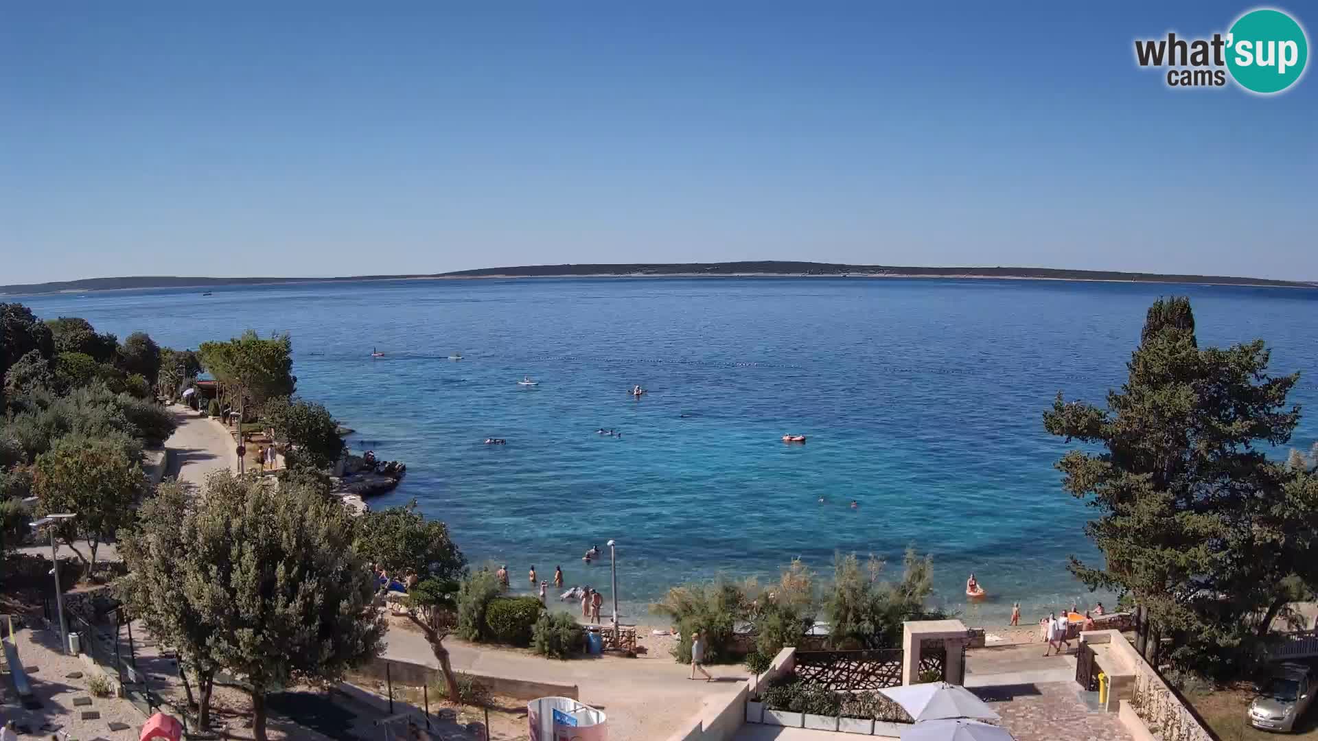 Webcam Playa Male Mandre en directo – Isla de Pag