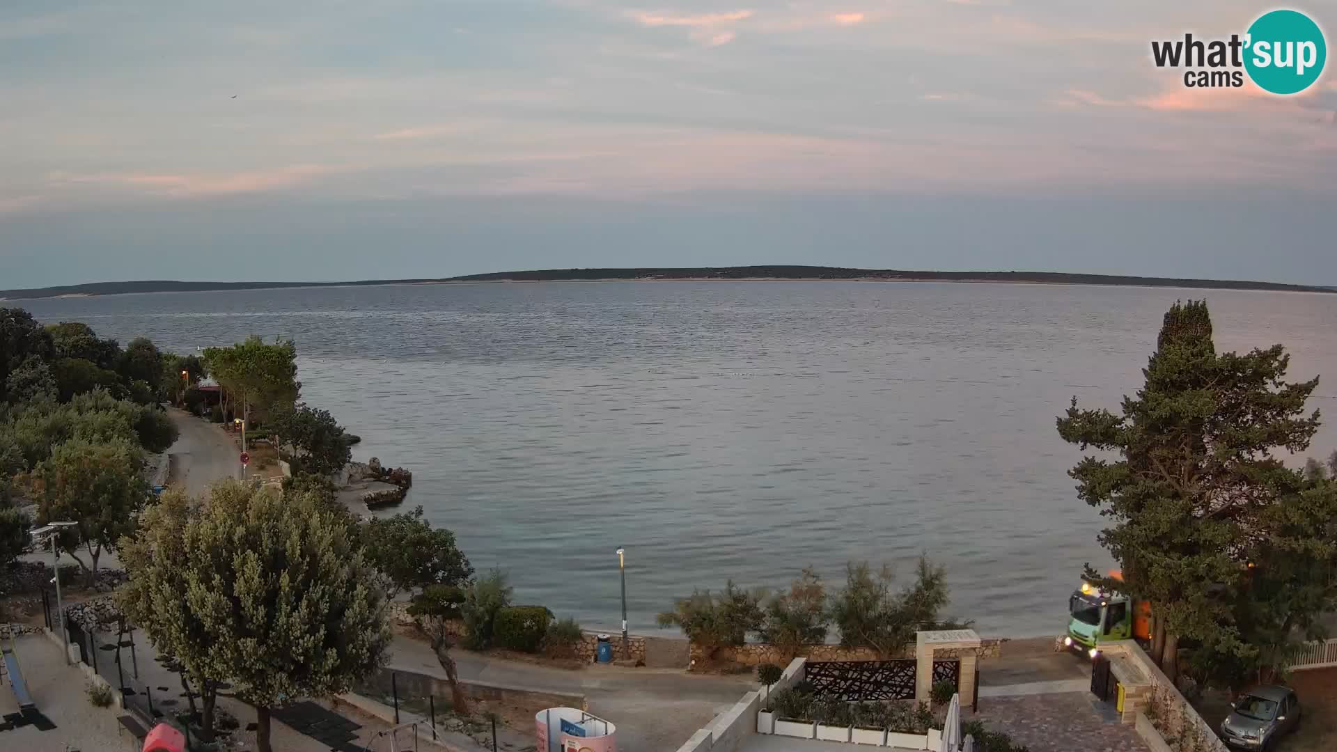 Webcam Playa Male Mandre en directo – Isla de Pag