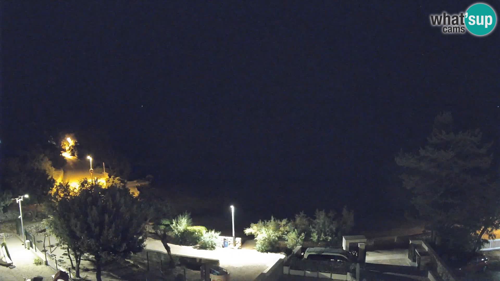 Webcam Strand Male Mandre – Liveblick von der Insel Pag
