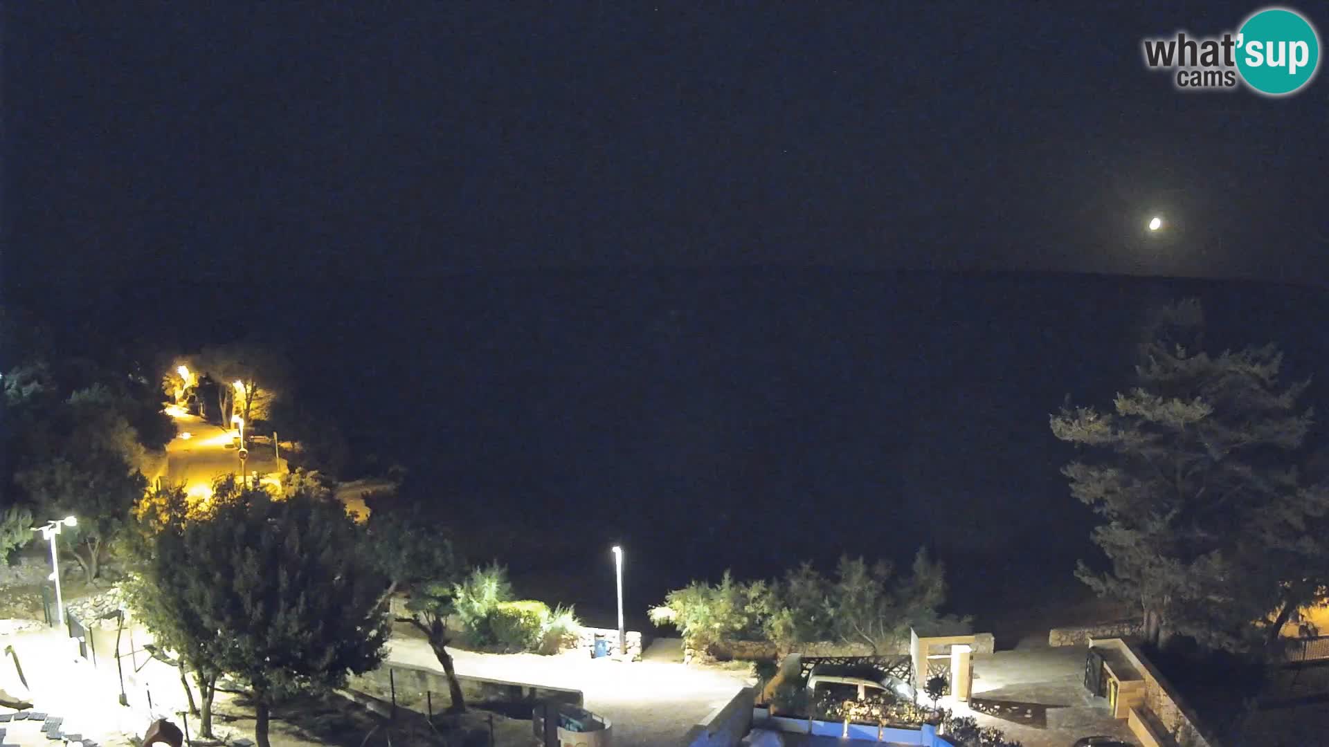 Webcam Plaža Male Mandre – Live View from Pag Island