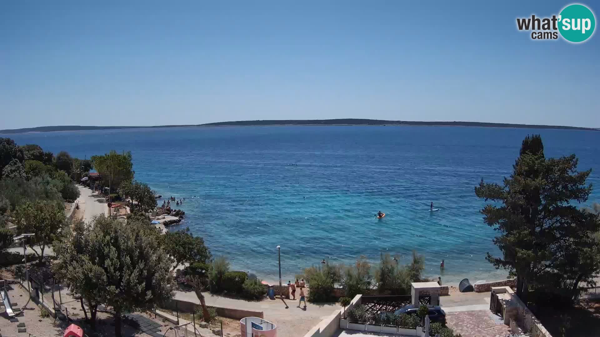 Webcam Playa Male Mandre en directo – Isla de Pag