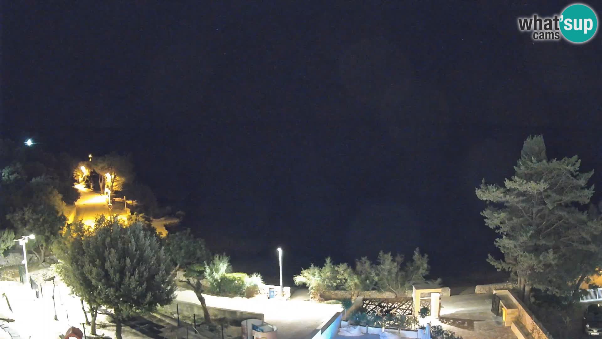 Webcam Strand Male Mandre – Liveblick von der Insel Pag