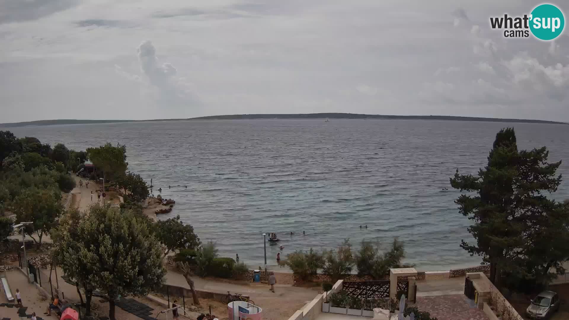 Webcam Plaža Male Mandre – Live View from Pag Island