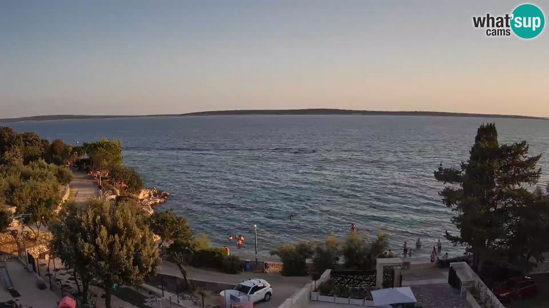 Webcam Plaža Male Mandre – Live View from Pag Island