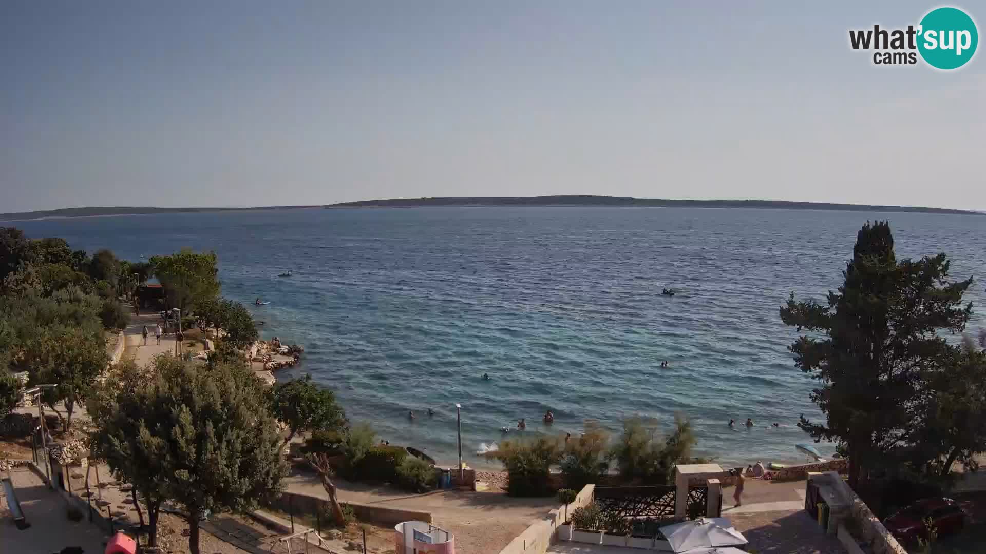 Webcam Playa Male Mandre en directo – Isla de Pag