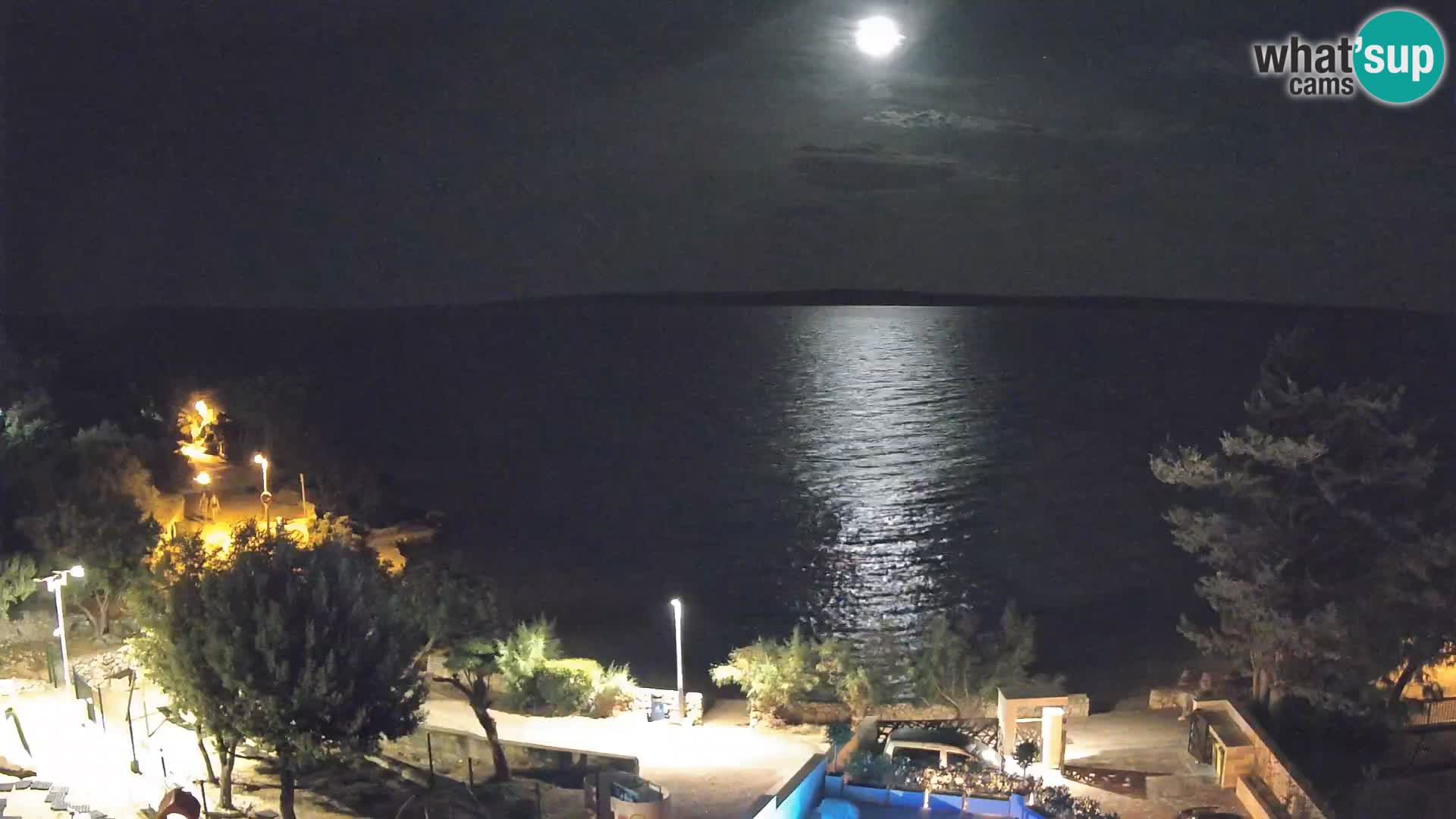 Webcam Plaža Male Mandre – Live View from Pag Island