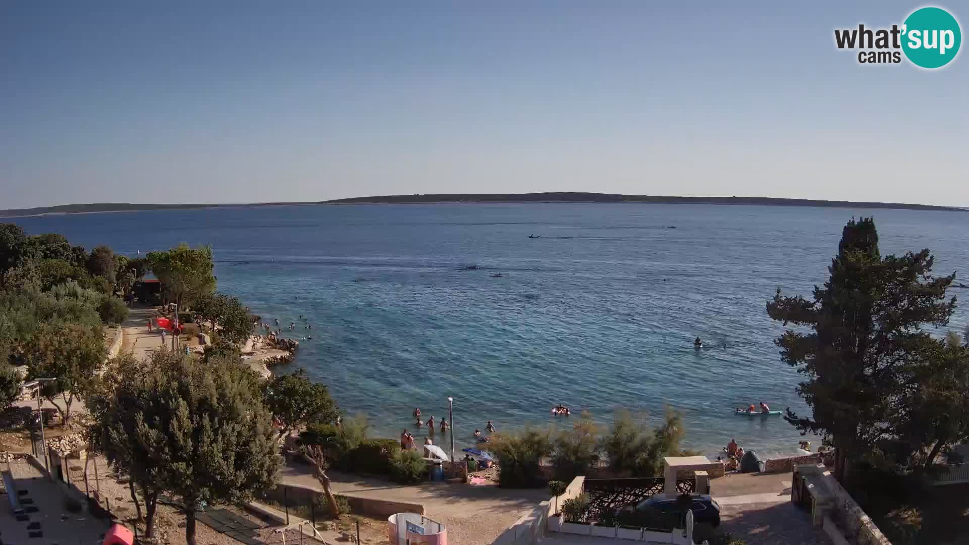Webcam Playa Male Mandre en directo – Isla de Pag