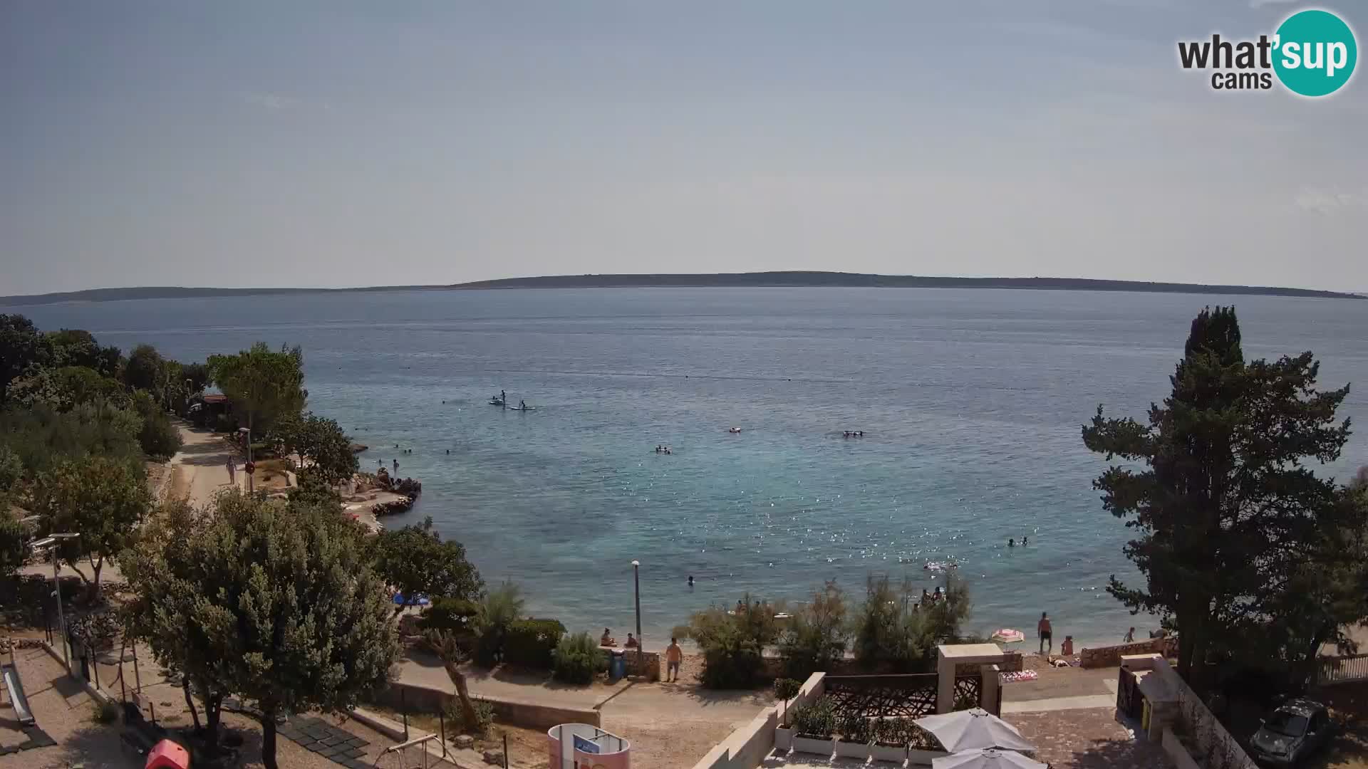 Webcam Playa Male Mandre en directo – Isla de Pag