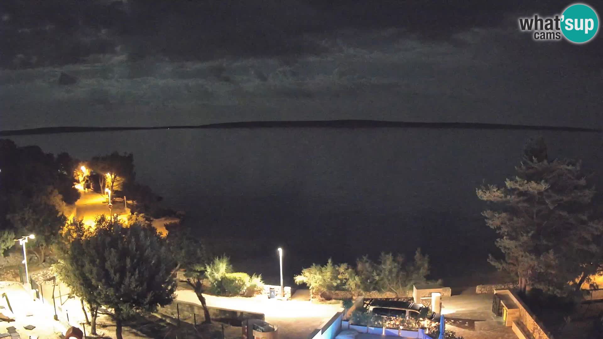 Webcam Plaža Male Mandre – Live View from Pag Island