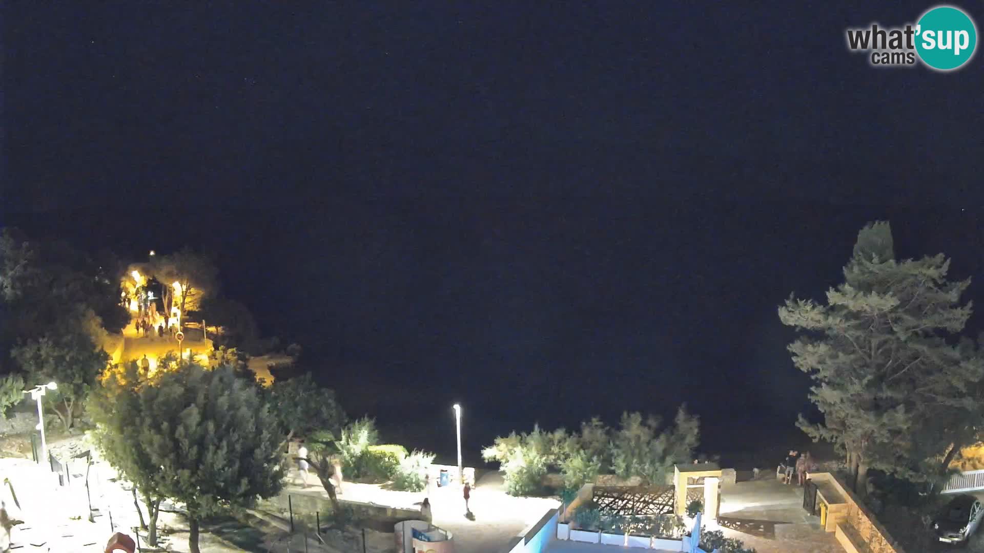 Webcam Plaža Male Mandre – Diretta dalla spiaggia sull’isola di Pag