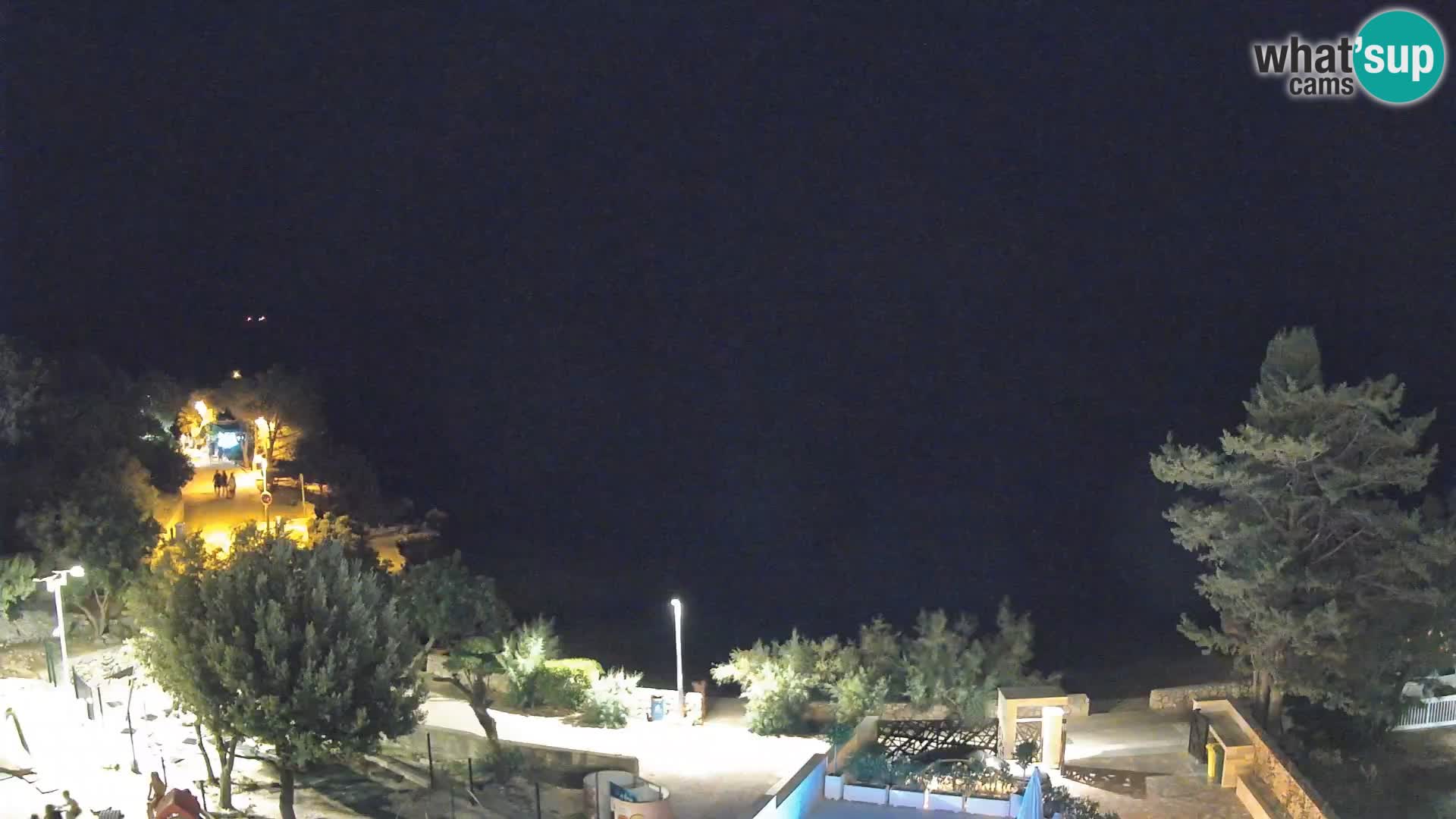 Webcam Strand Male Mandre – Liveblick von der Insel Pag