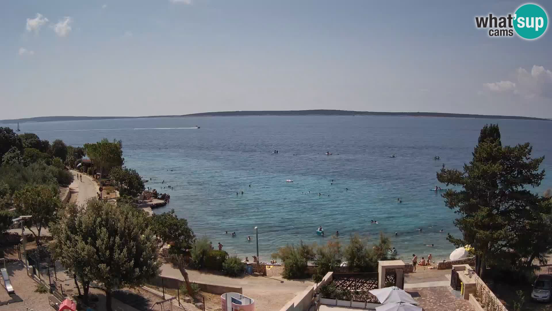 Webcam Playa Male Mandre en directo – Isla de Pag