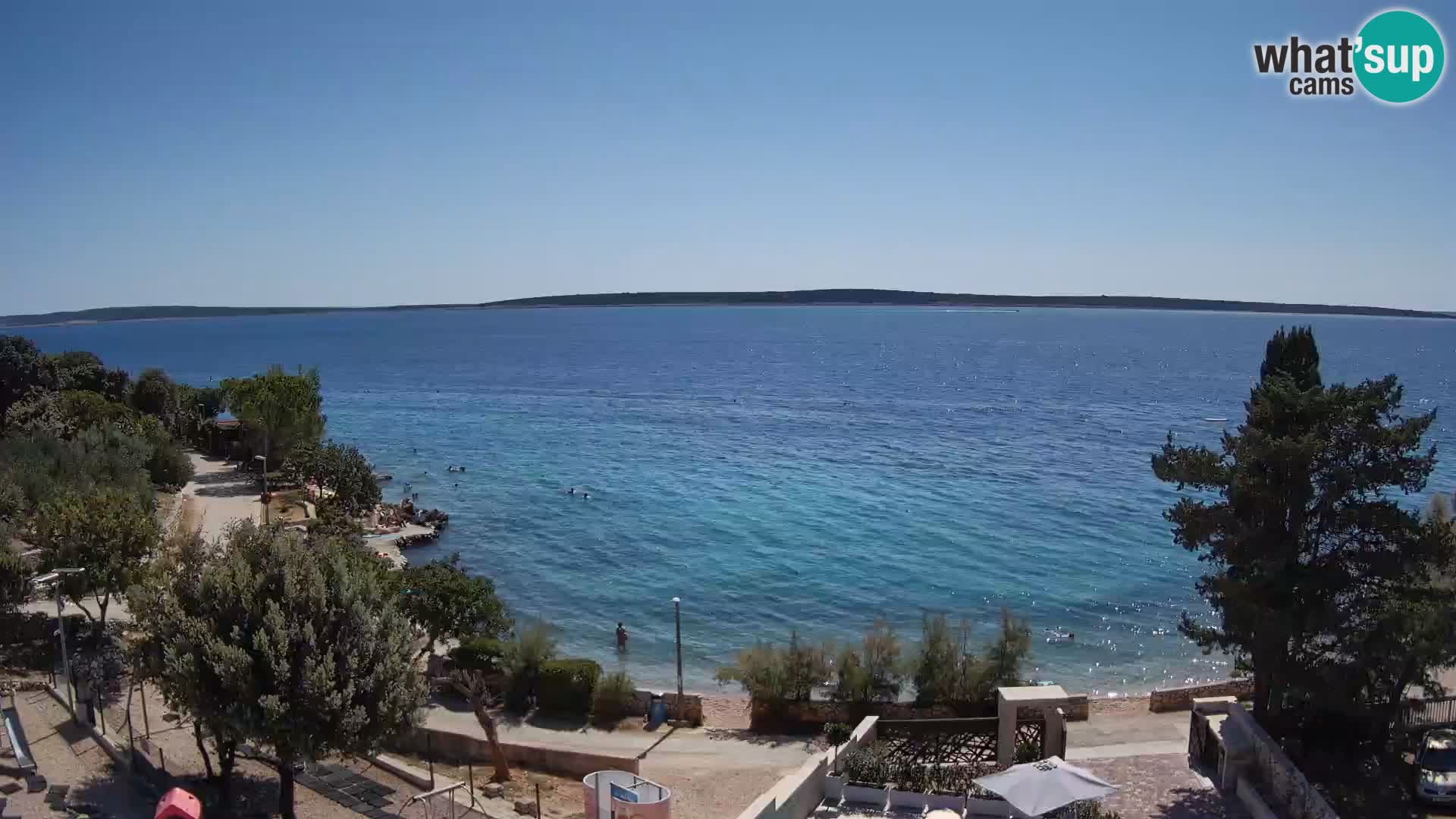 Webcam Playa Male Mandre en directo – Isla de Pag