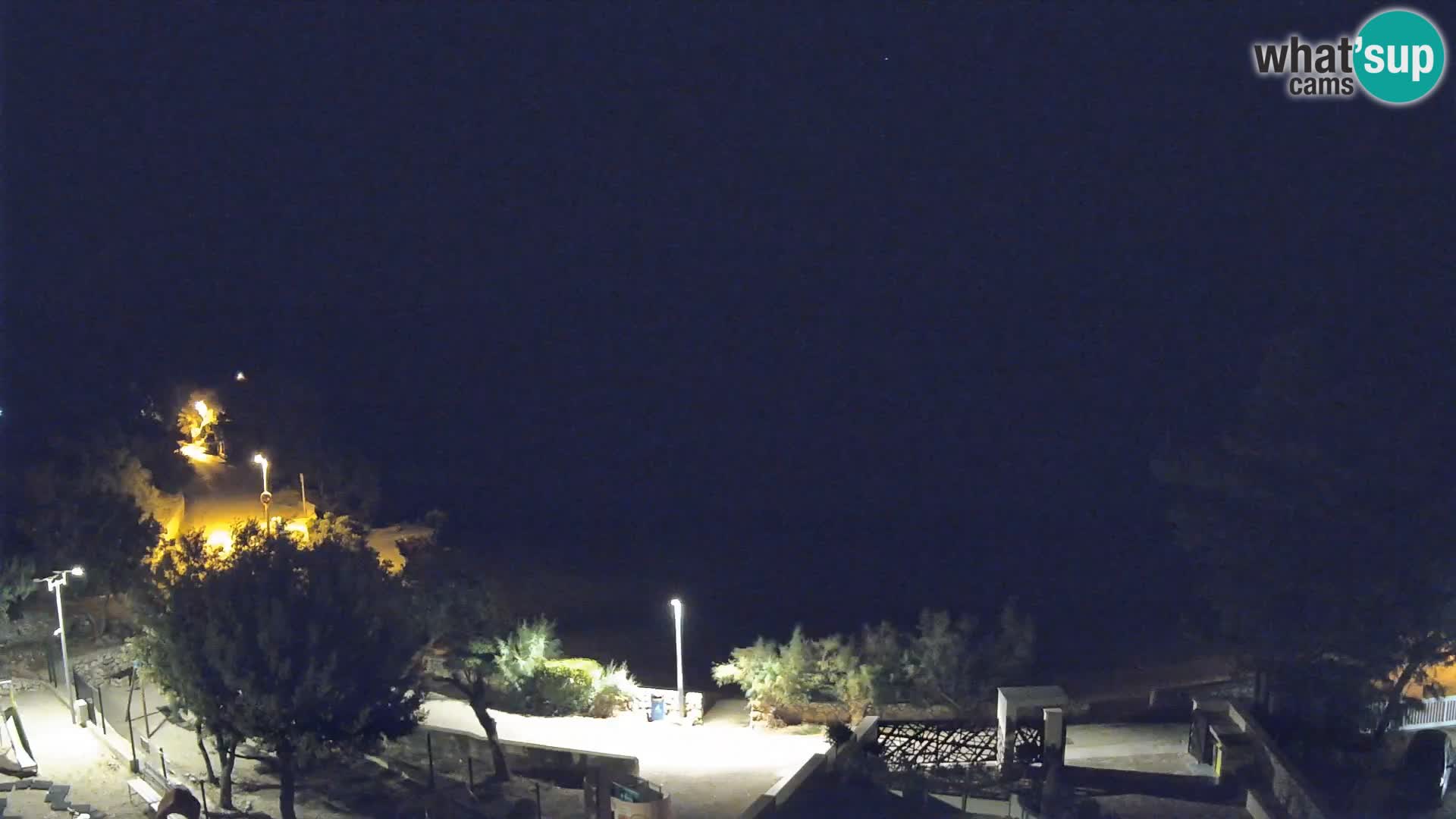 Webcam Plaža Male Mandre – Diretta dalla spiaggia sull’isola di Pag