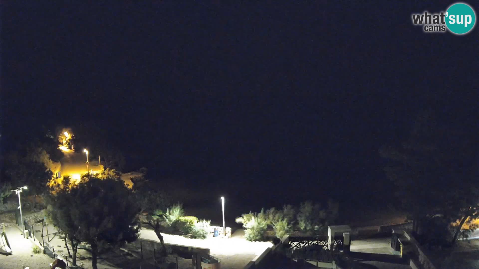 Webcam Plaža Male Mandre – Live View from Pag Island