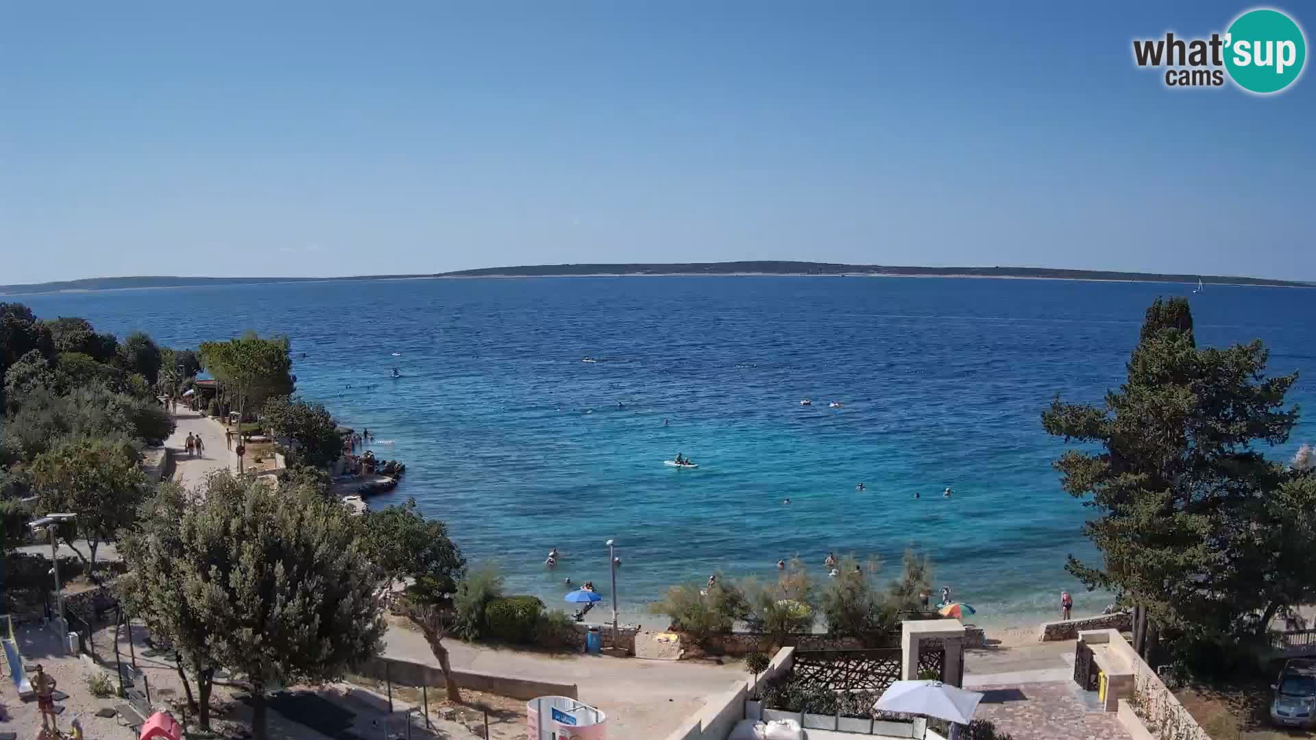 Webcam Playa Male Mandre en directo – Isla de Pag