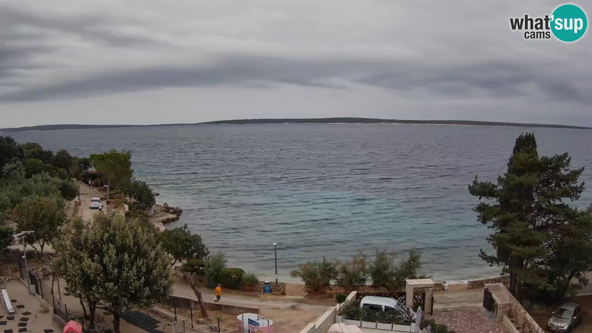 Webcam Plaža Male Mandre – Live View from Pag Island
