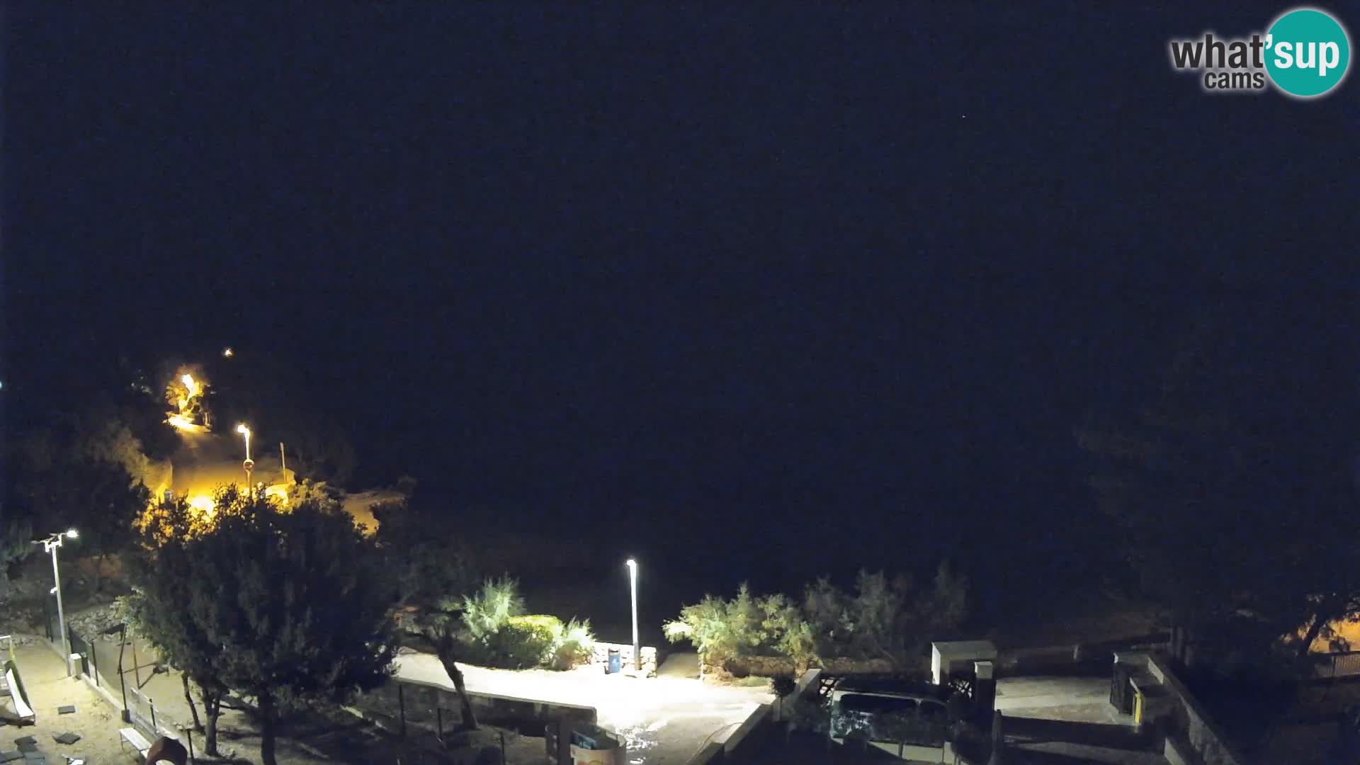 Webcam Plaža Male Mandre – Diretta dalla spiaggia sull’isola di Pag