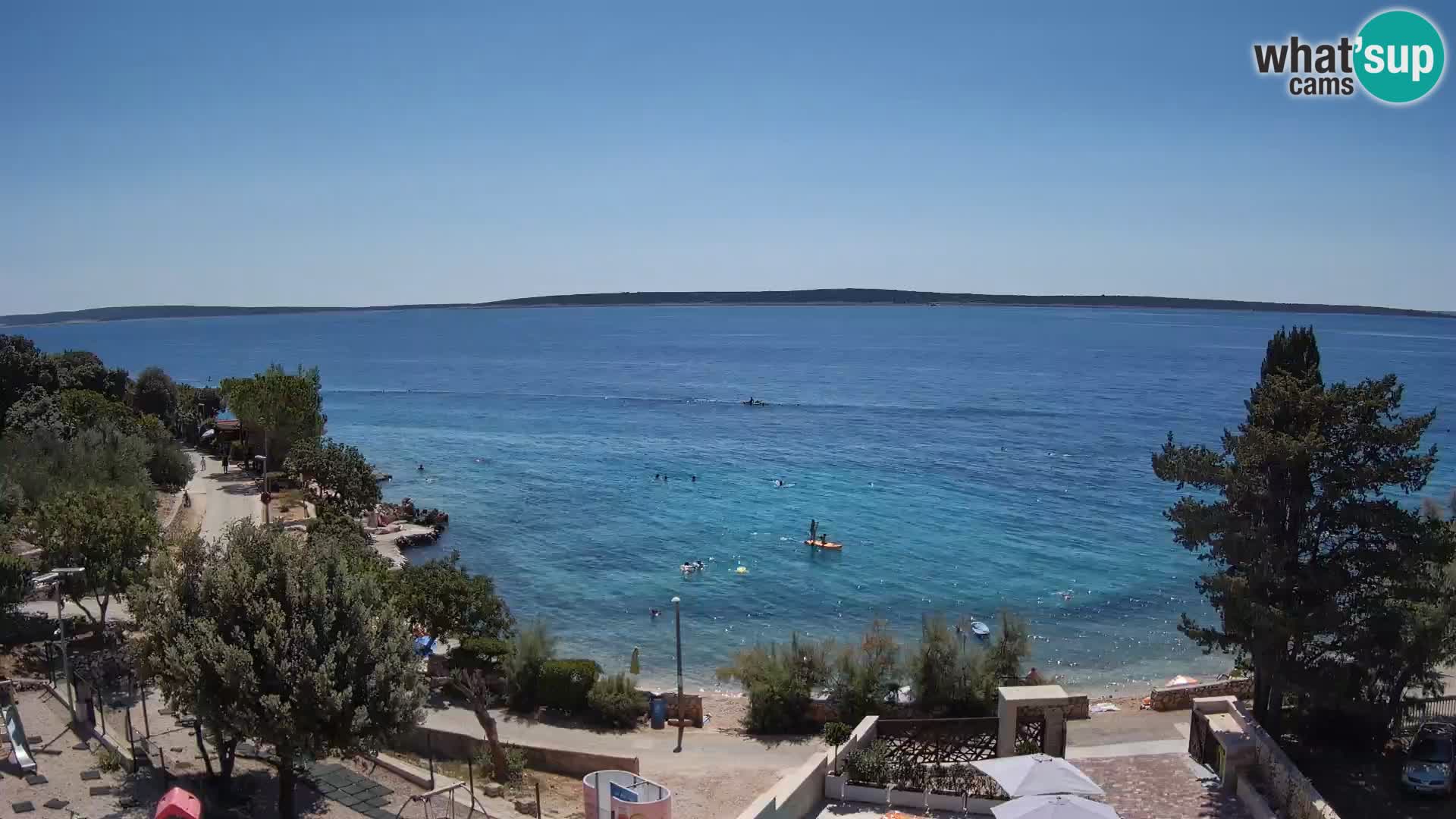 Webcam Playa Male Mandre en directo – Isla de Pag