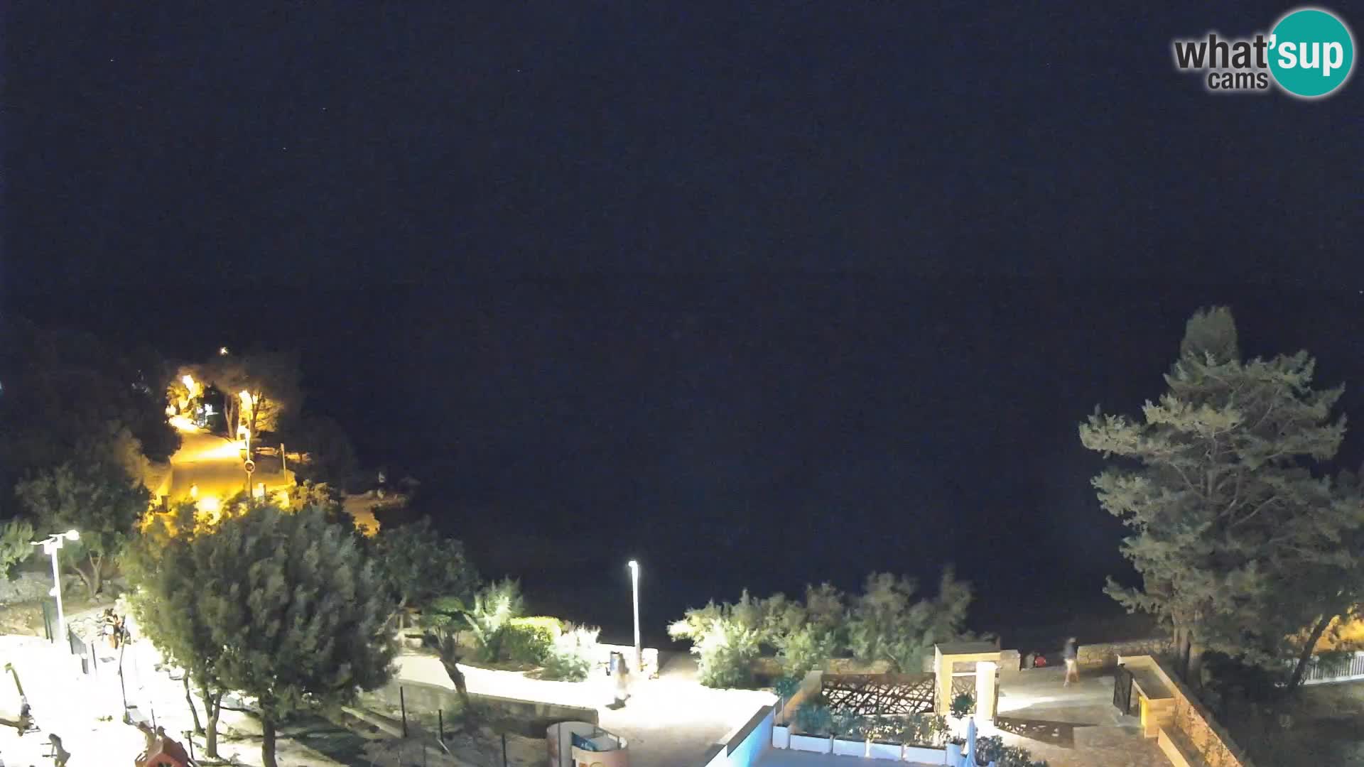 Webcam Strand Male Mandre – Liveblick von der Insel Pag