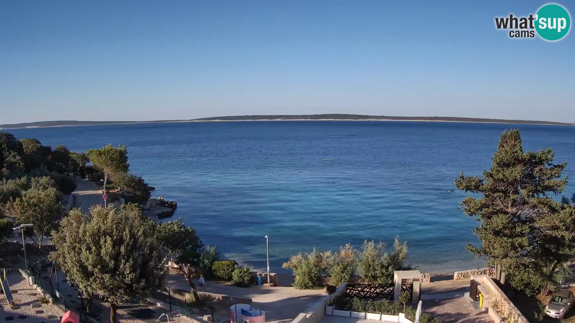 Webcam Playa Male Mandre en directo – Isla de Pag