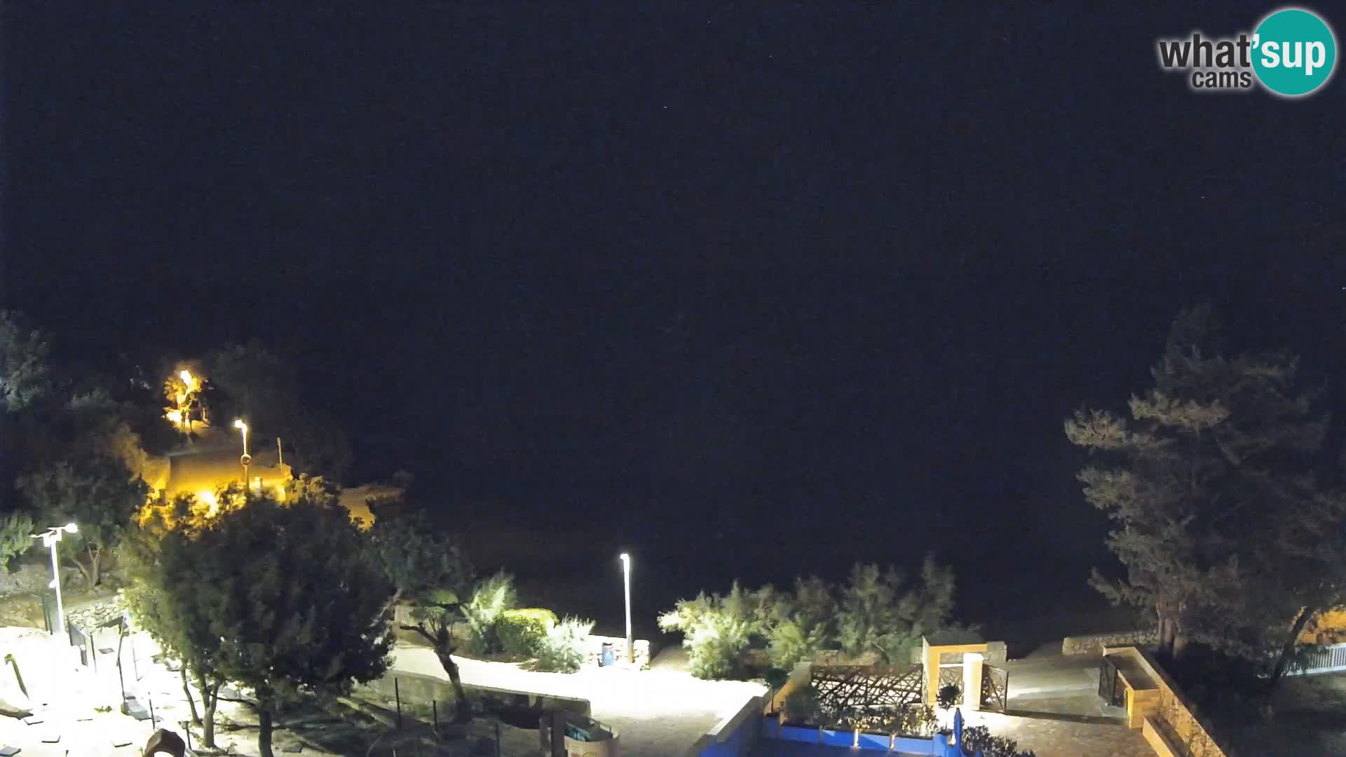 Webcam Plaža Male Mandre – Live View from Pag Island