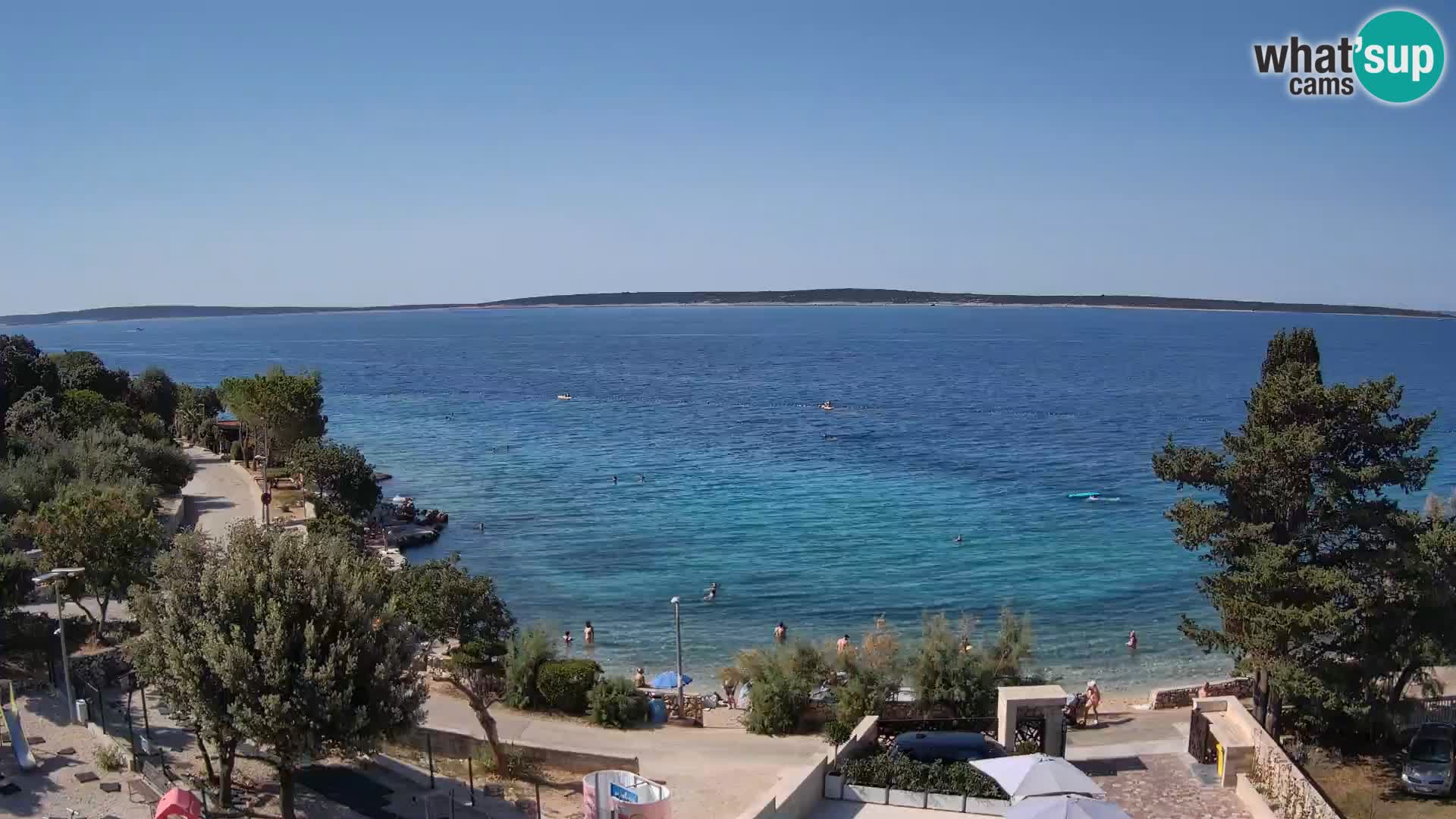 Webcam Playa Male Mandre en directo – Isla de Pag