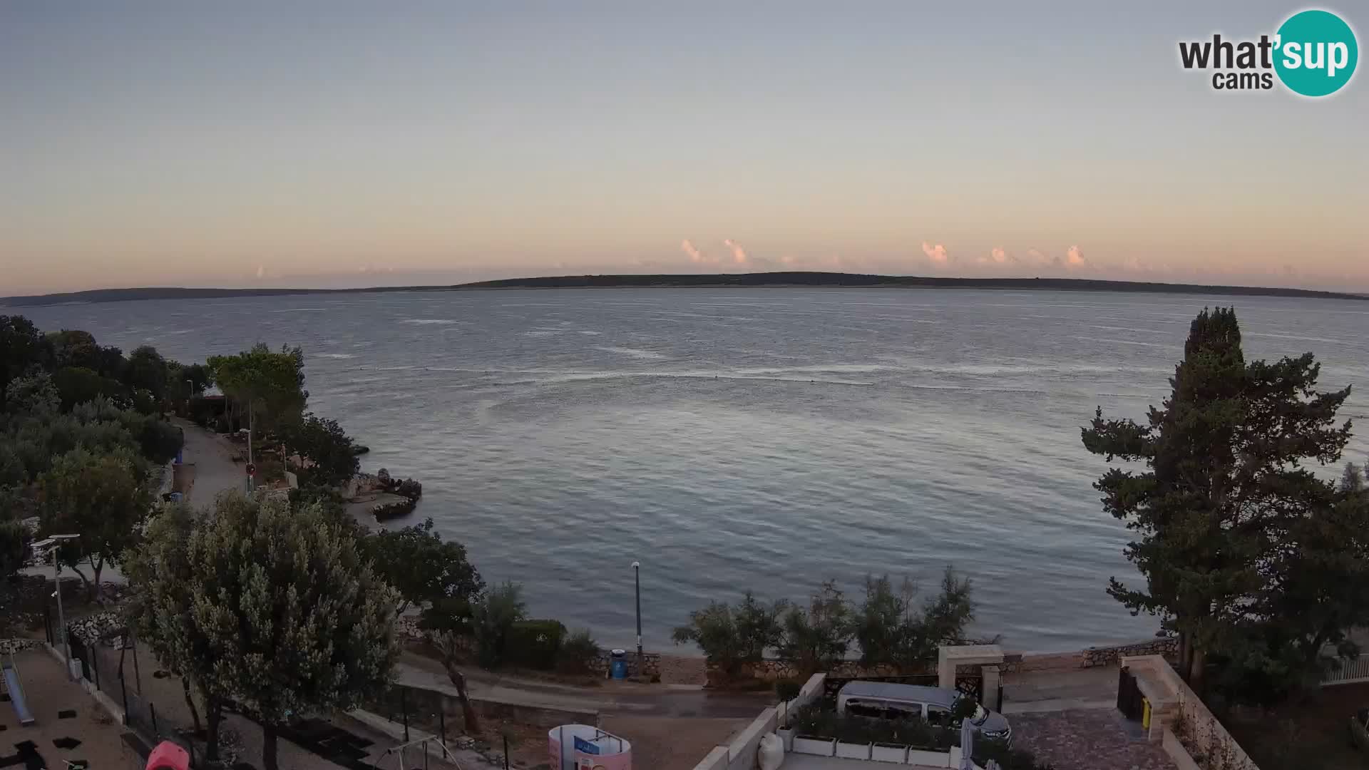 Webcam Plaža Male Mandre – Live View from Pag Island