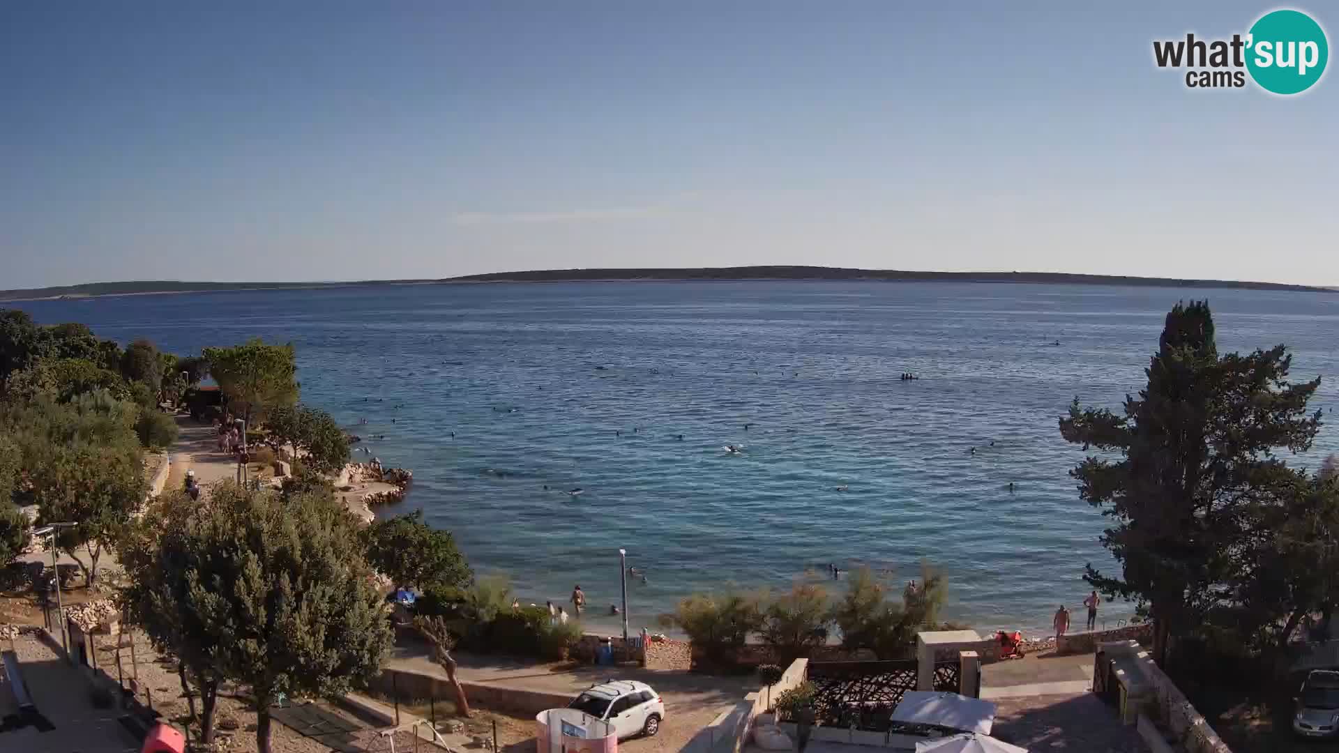 Webcam Playa Male Mandre en directo – Isla de Pag