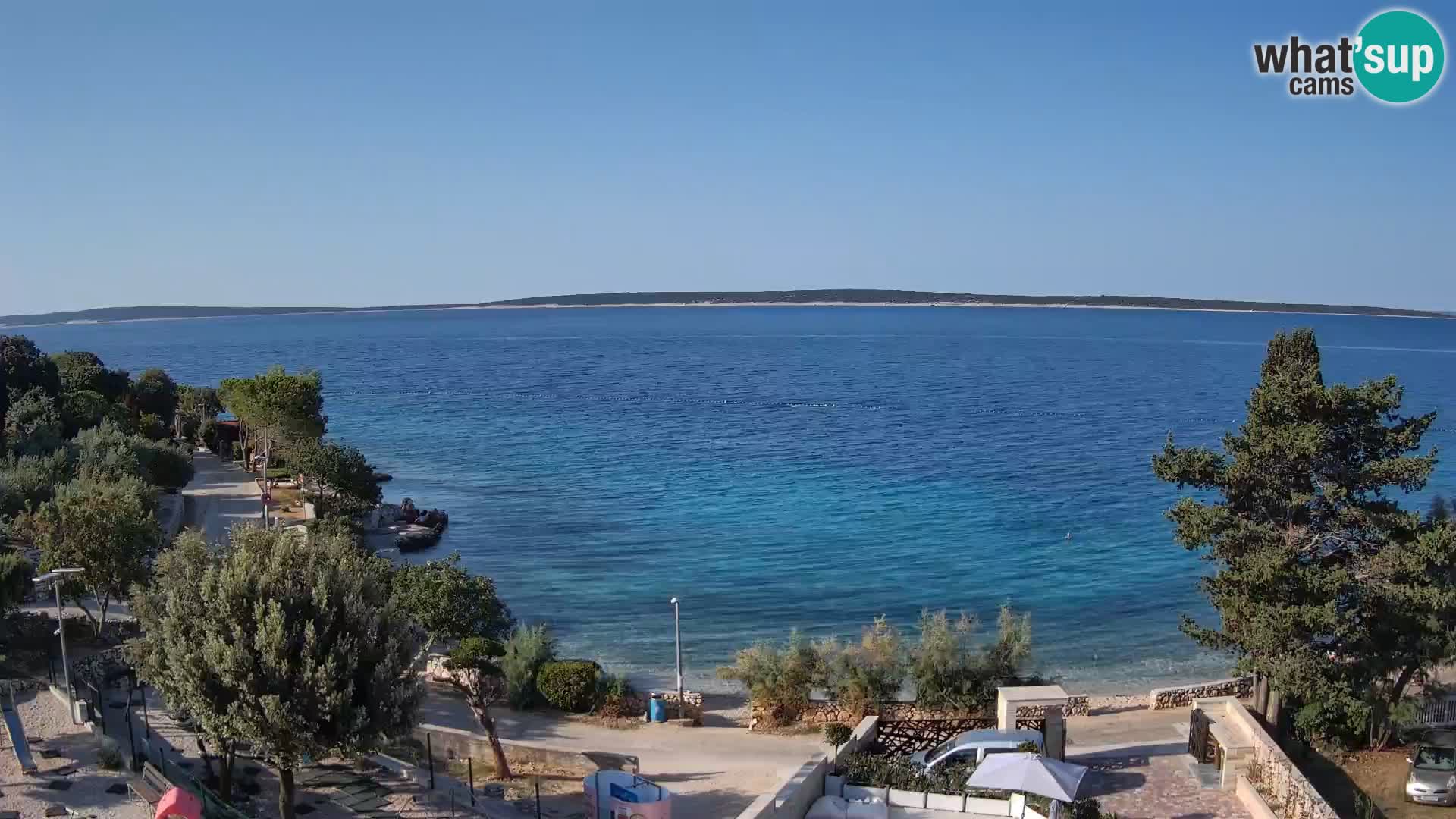 Webcam Playa Male Mandre en directo – Isla de Pag
