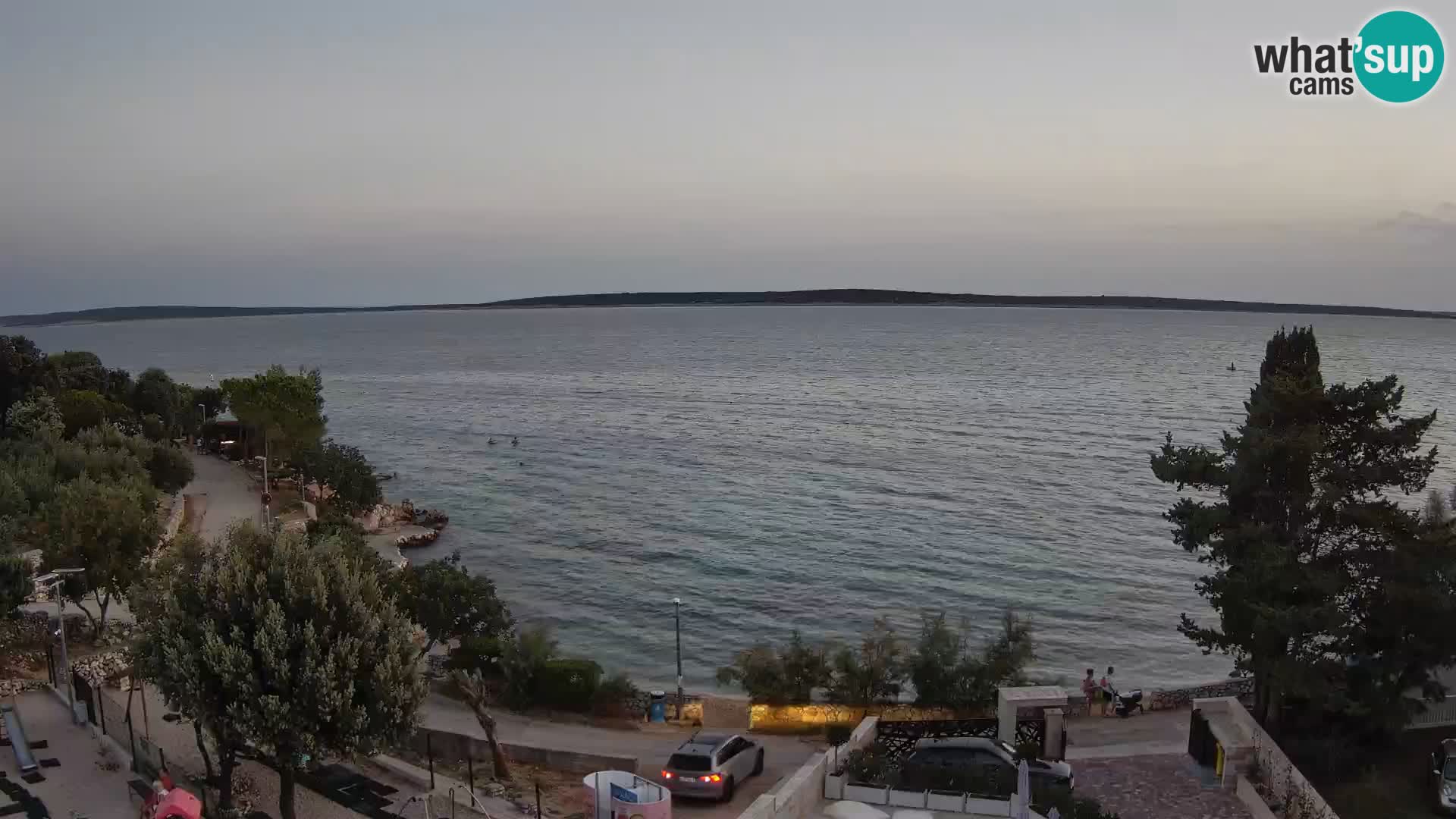 Webcam Plaža Male Mandre – Diretta dalla spiaggia sull’isola di Pag