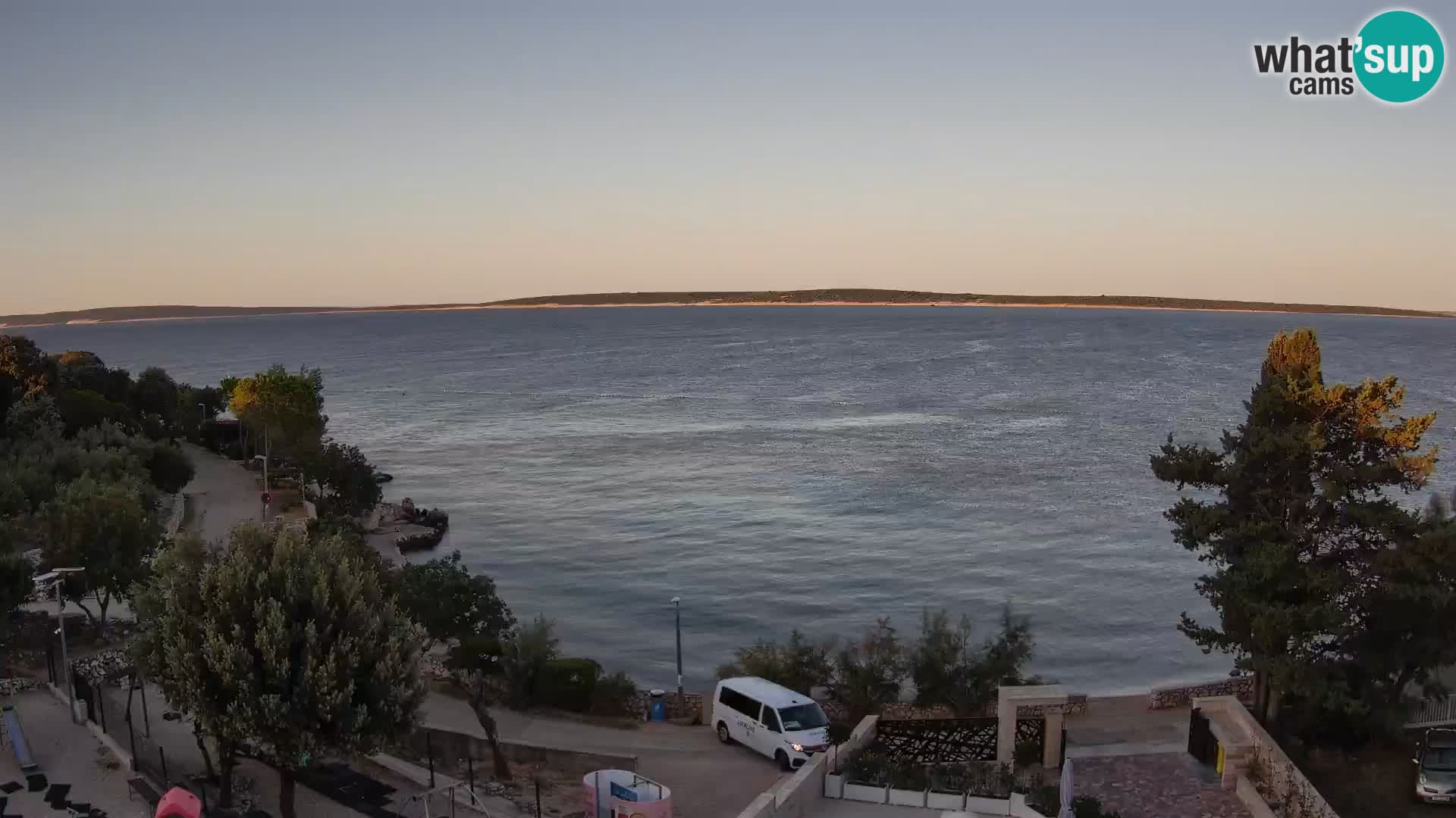 Webcam Plaža Male Mandre – Live View from Pag Island