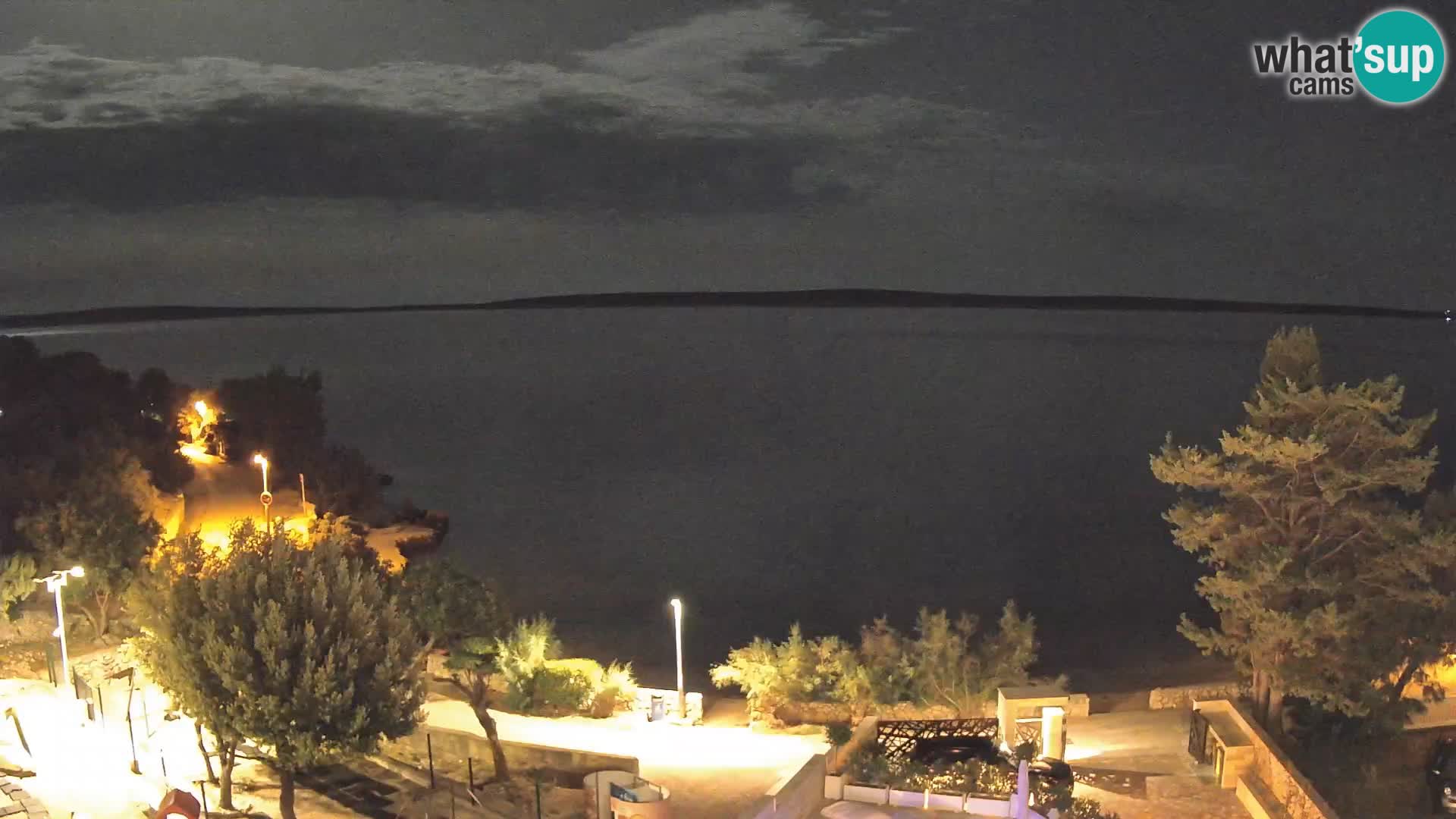 Webcam Plaža Male Mandre – Live View from Pag Island