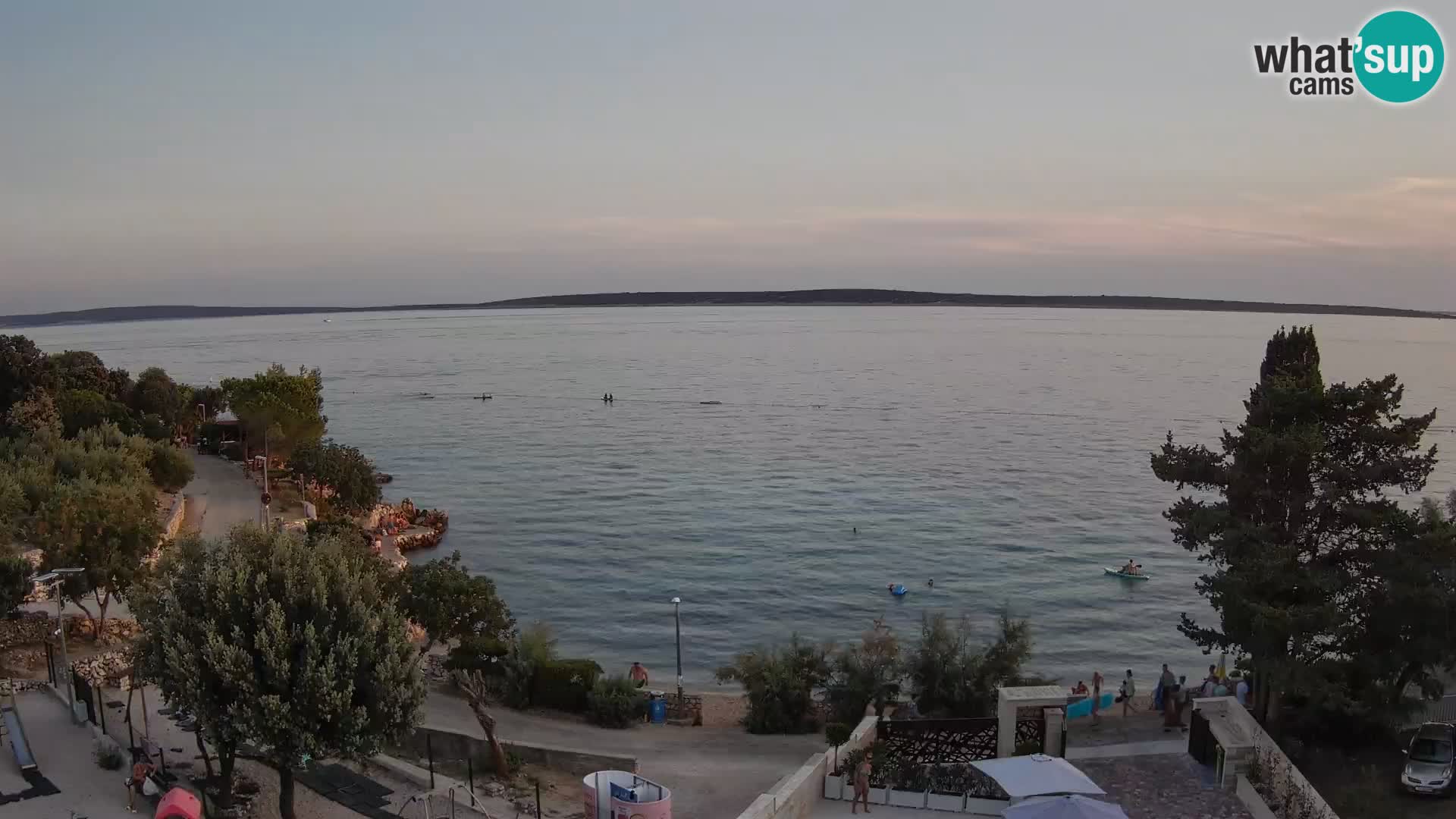 Webcam Plaža Male Mandre – Live View from Pag Island