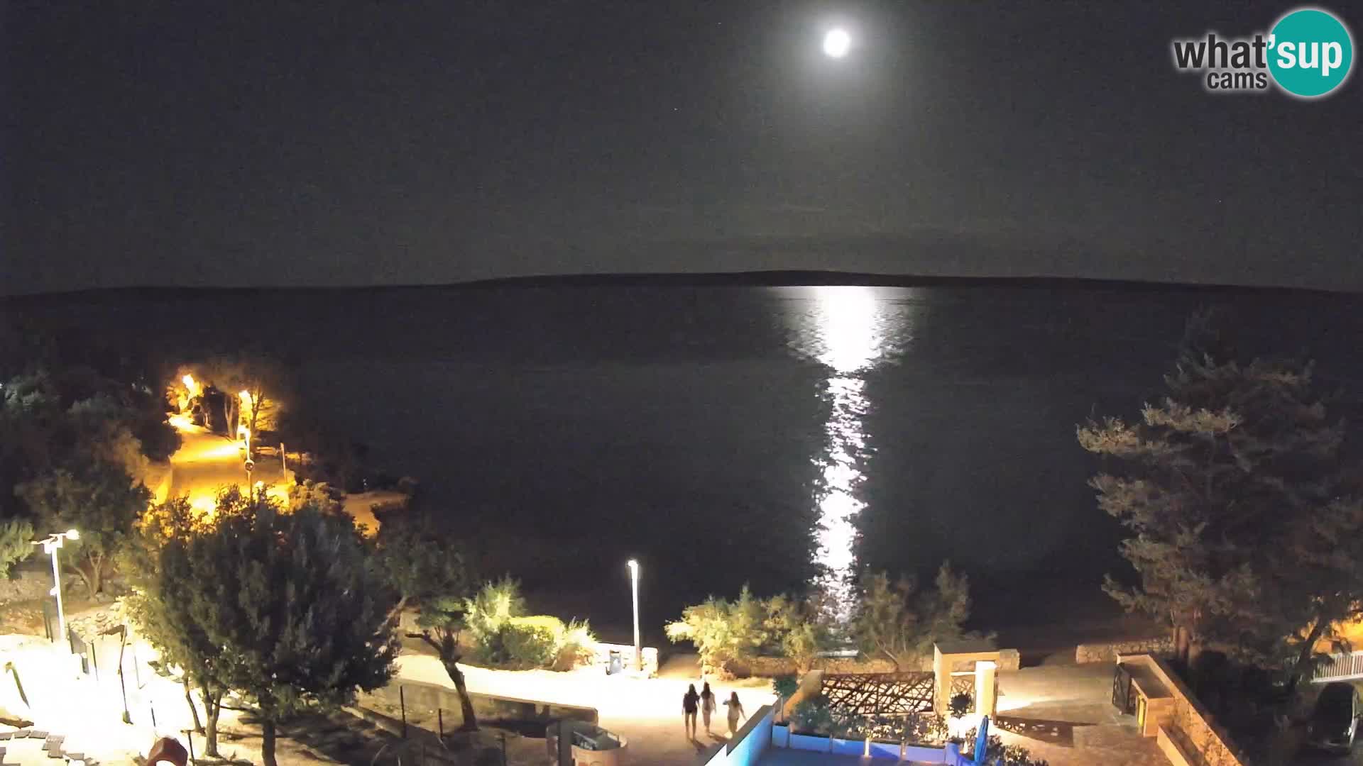Webcam Plaža Male Mandre – Live View from Pag Island