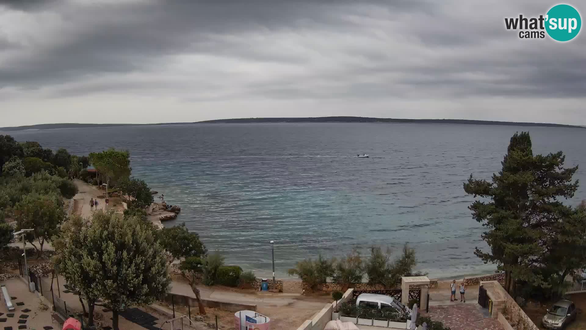 Webcam Plaža Male Mandre – Live View from Pag Island