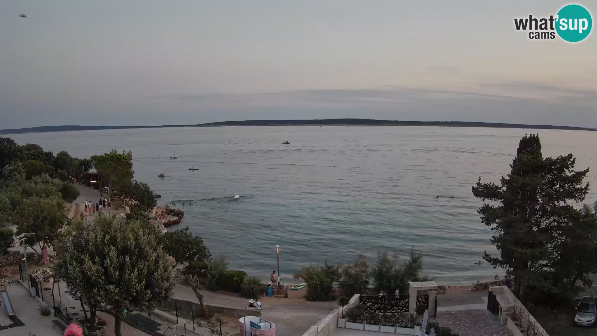 Webcam Plaža Male Mandre – Live View from Pag Island
