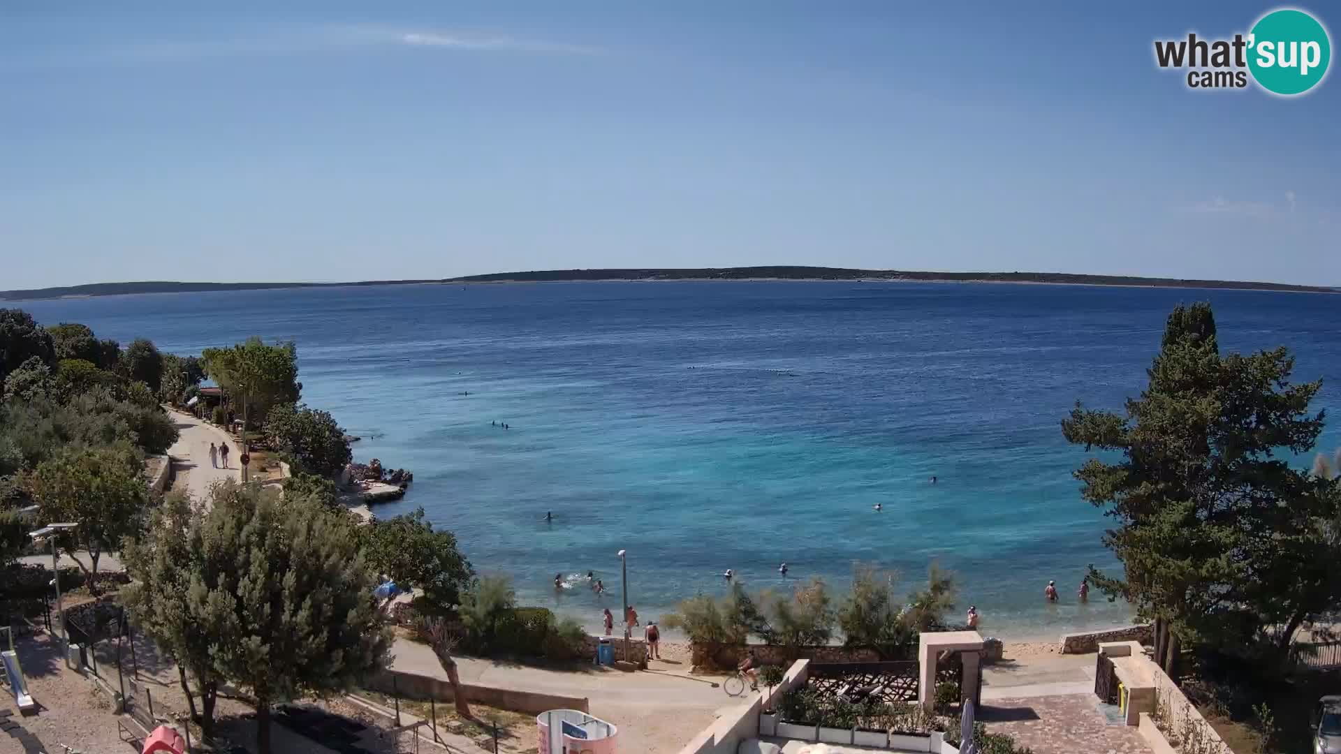 Webcam Playa Male Mandre en directo – Isla de Pag
