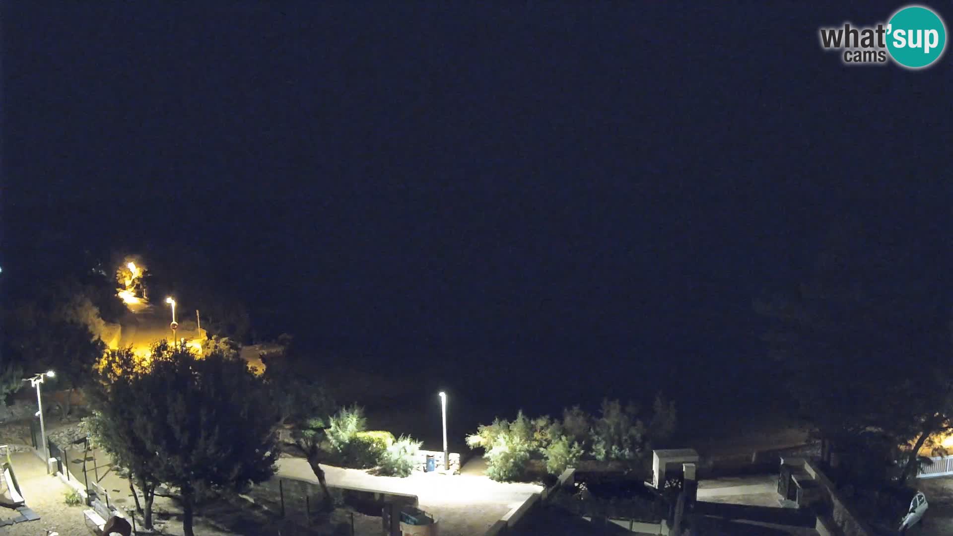 Webcam Plaža Male Mandre – Live View from Pag Island