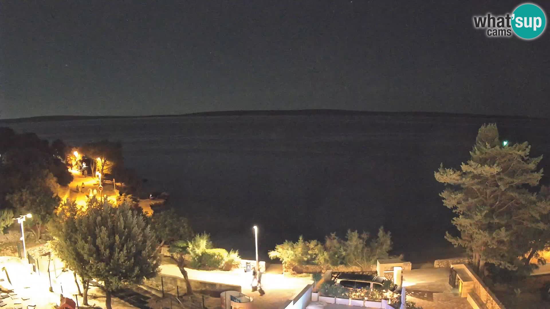 Webcam Plaža Male Mandre – Live View from Pag Island