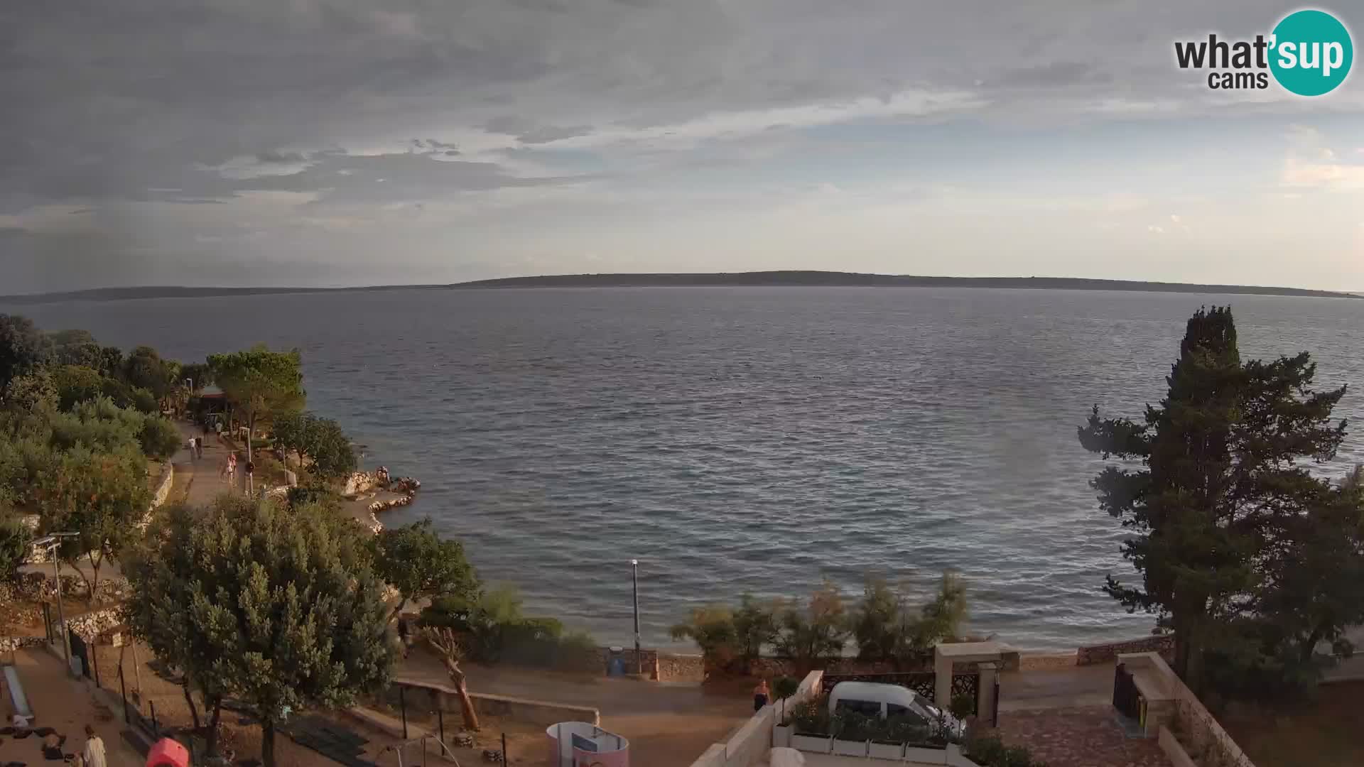 Webcam Plaža Male Mandre – Live View from Pag Island