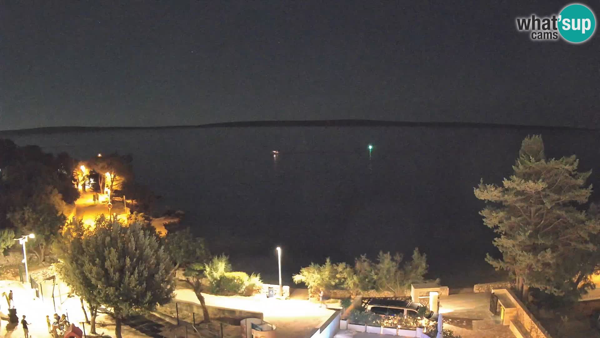 Webcam Plaža Male Mandre – Diretta dalla spiaggia sull’isola di Pag