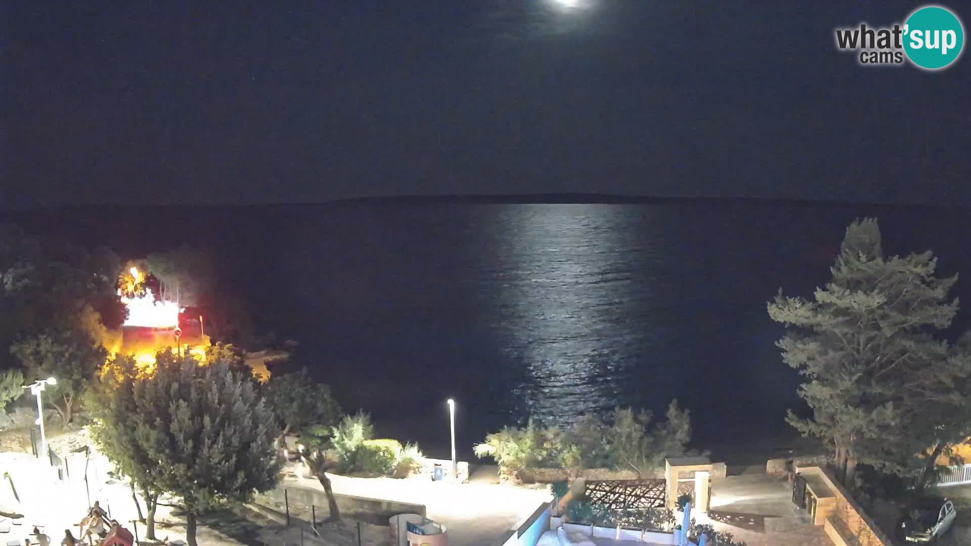 Webcam Plaža Male Mandre – Diretta dalla spiaggia sull’isola di Pag