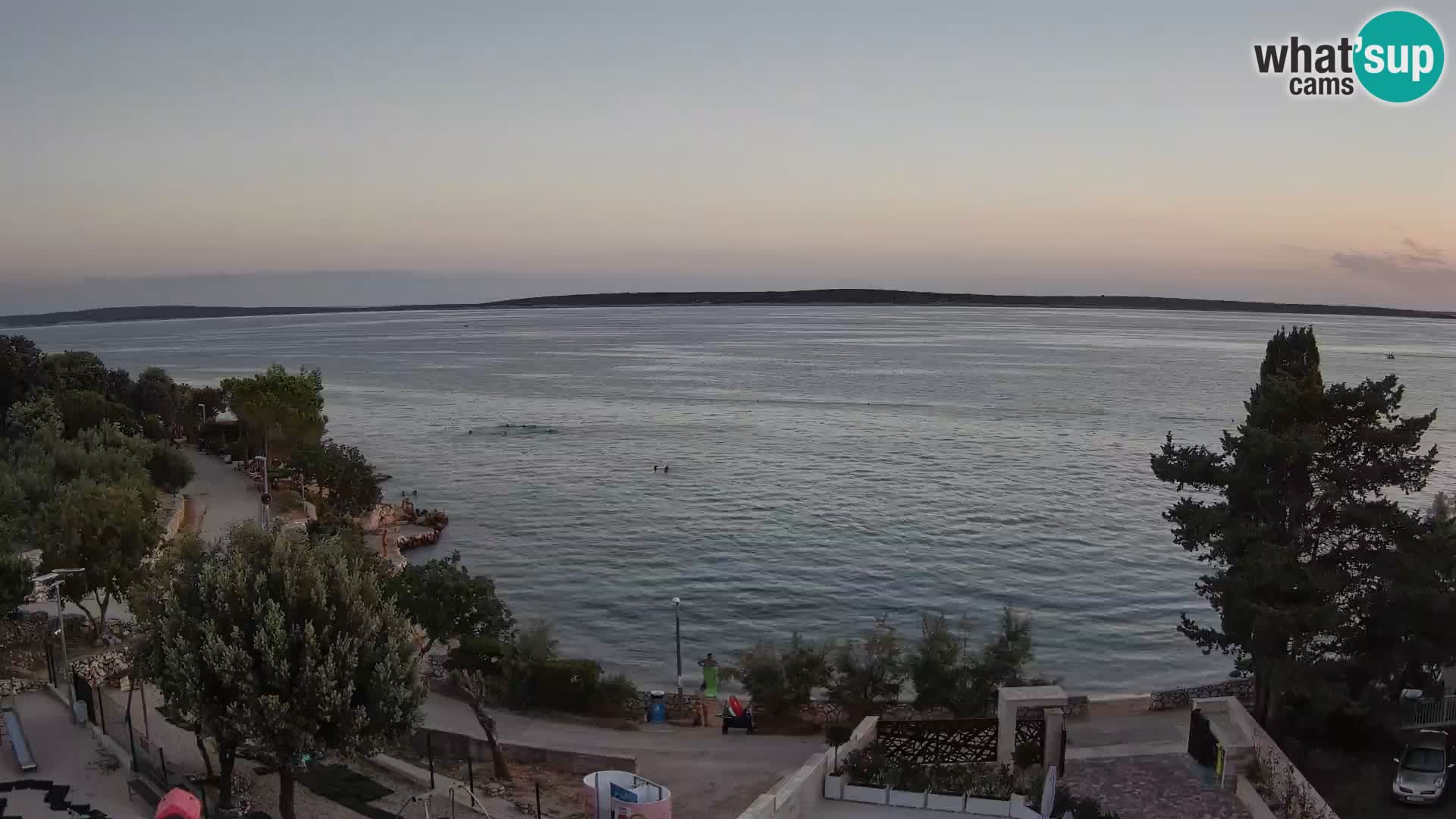 Webcam Plaža Male Mandre – Live View from Pag Island