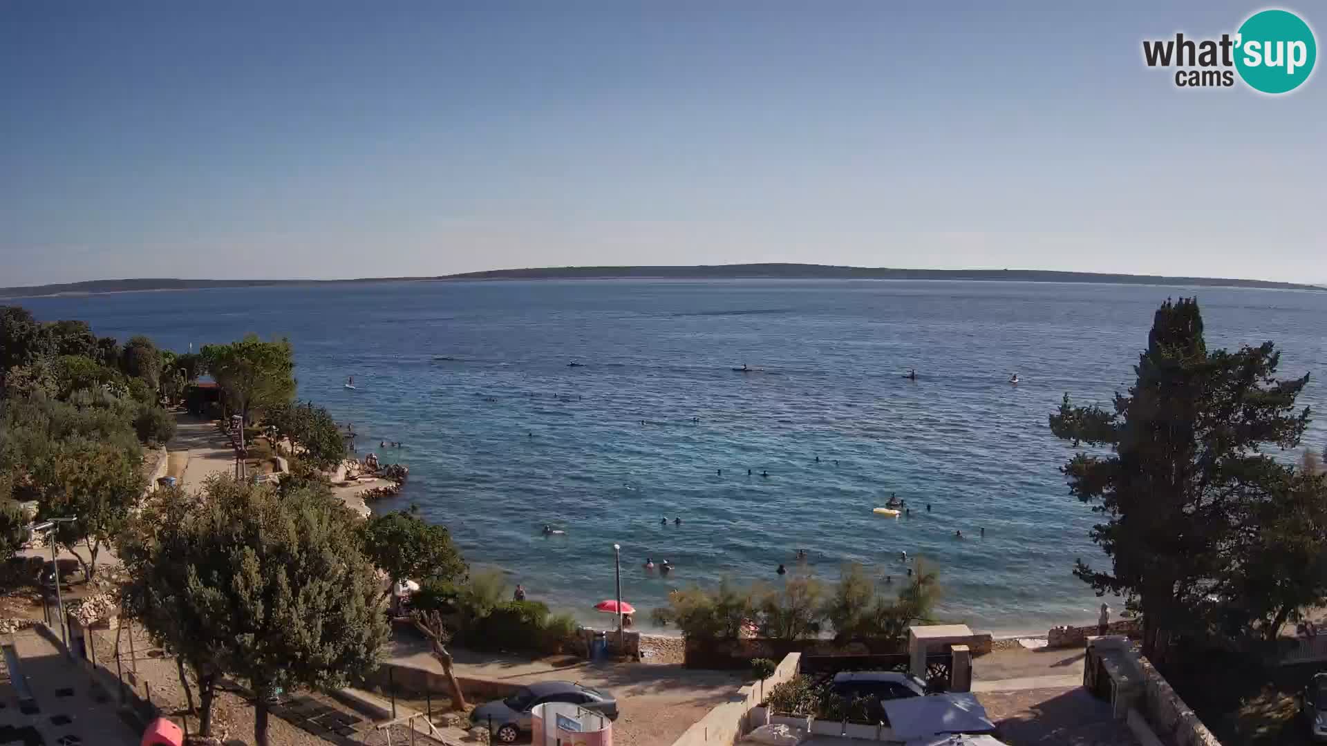 Webcam Playa Male Mandre en directo – Isla de Pag