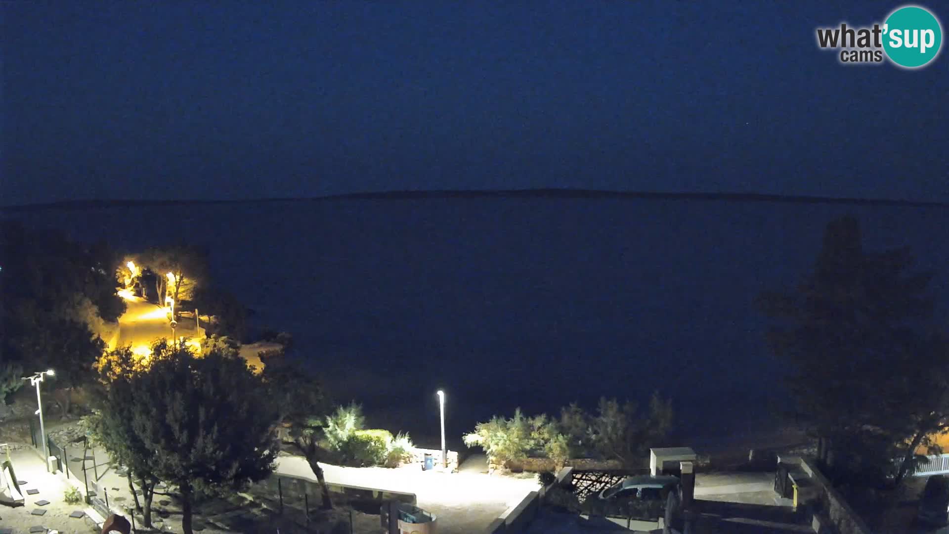 Webcam Plaža Male Mandre – Live View from Pag Island
