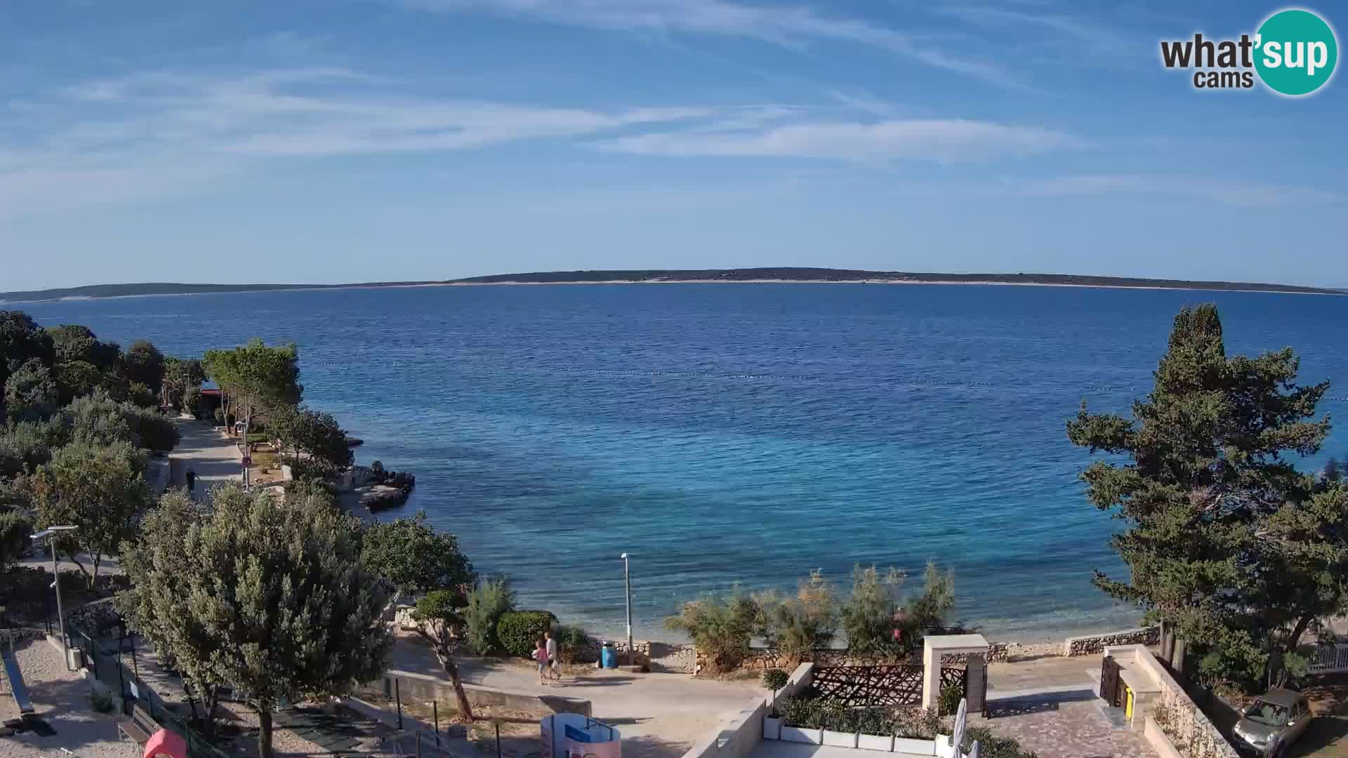 Webcam Playa Male Mandre en directo – Isla de Pag