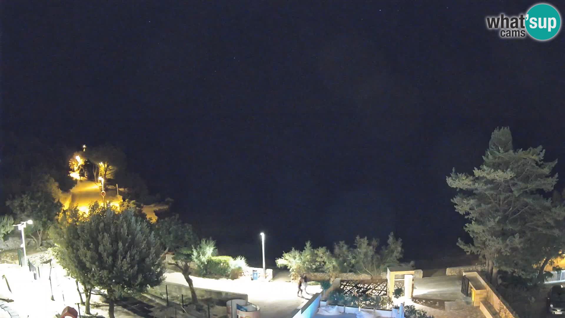 Webcam Plaža Male Mandre – Live View from Pag Island